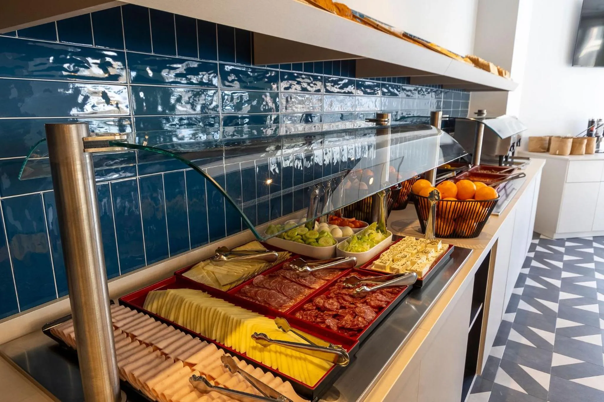 Buffet breakfast in Travelodge Barcelona Poblenou