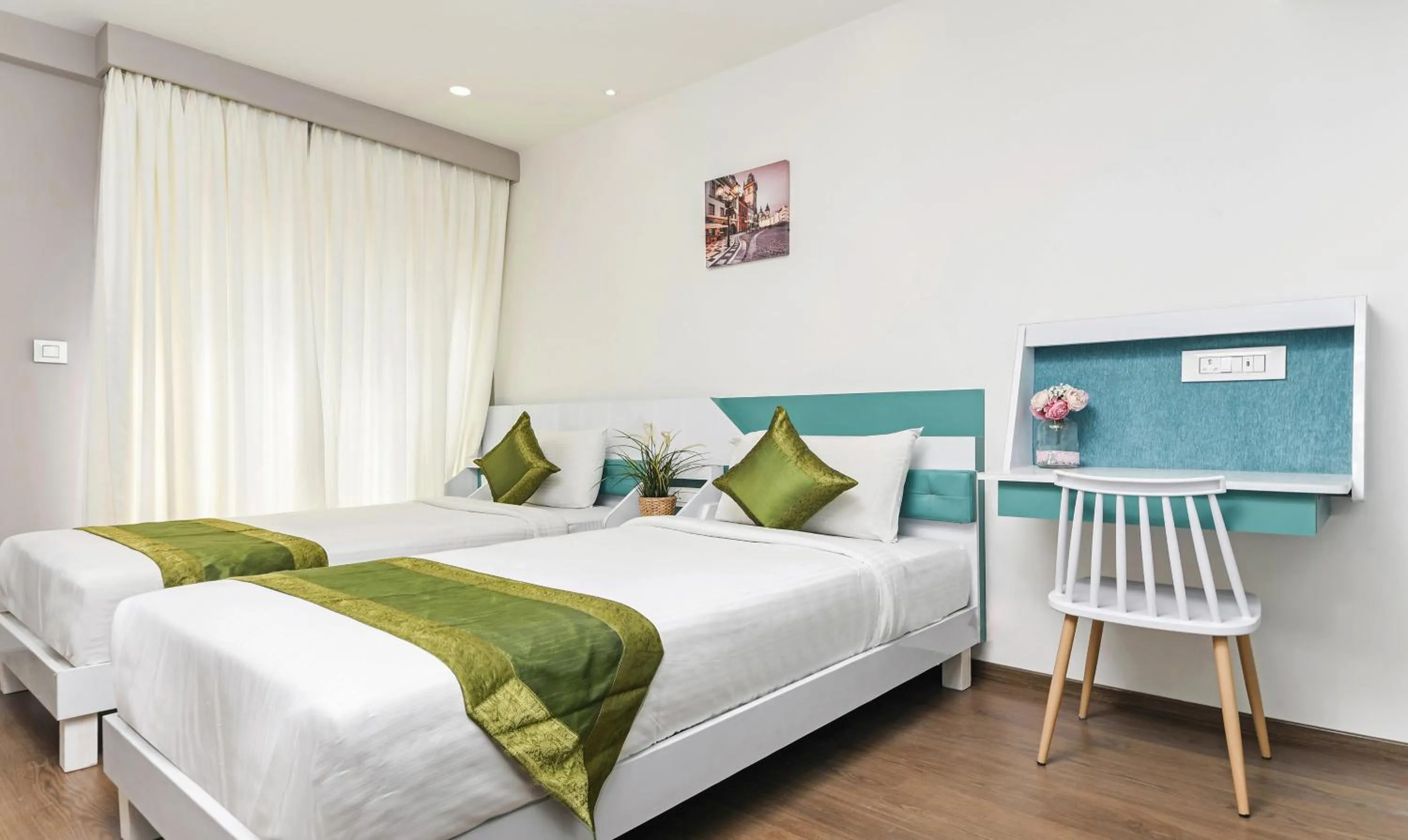 Bed in Treebo Stay Tuned JP Nagar