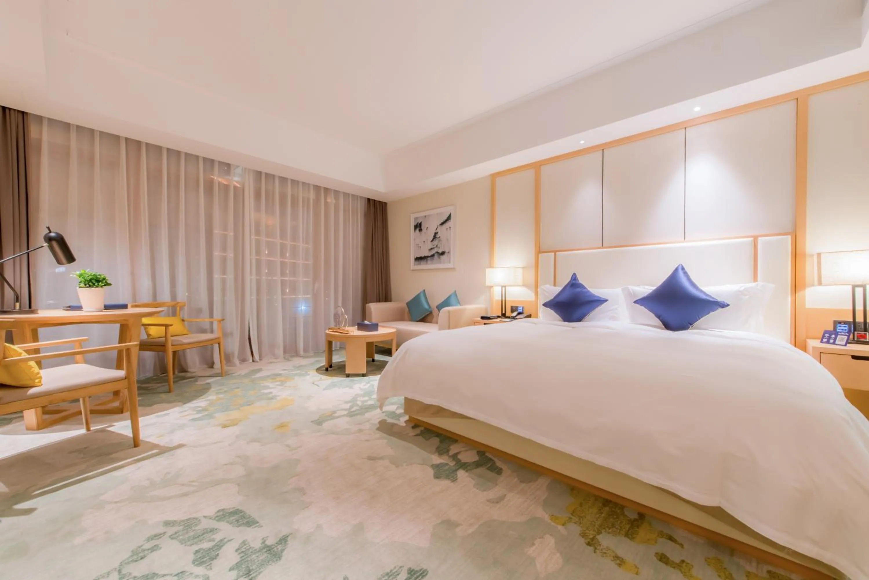 Bed in Siko Grand Hotel Suzhou Yangcheng