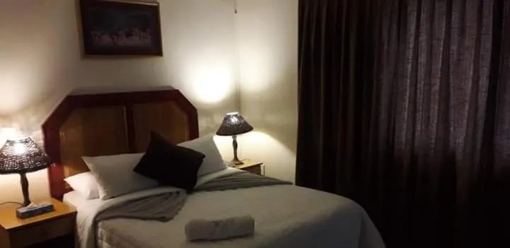 Bed in Kalahari Lodge Kimberley