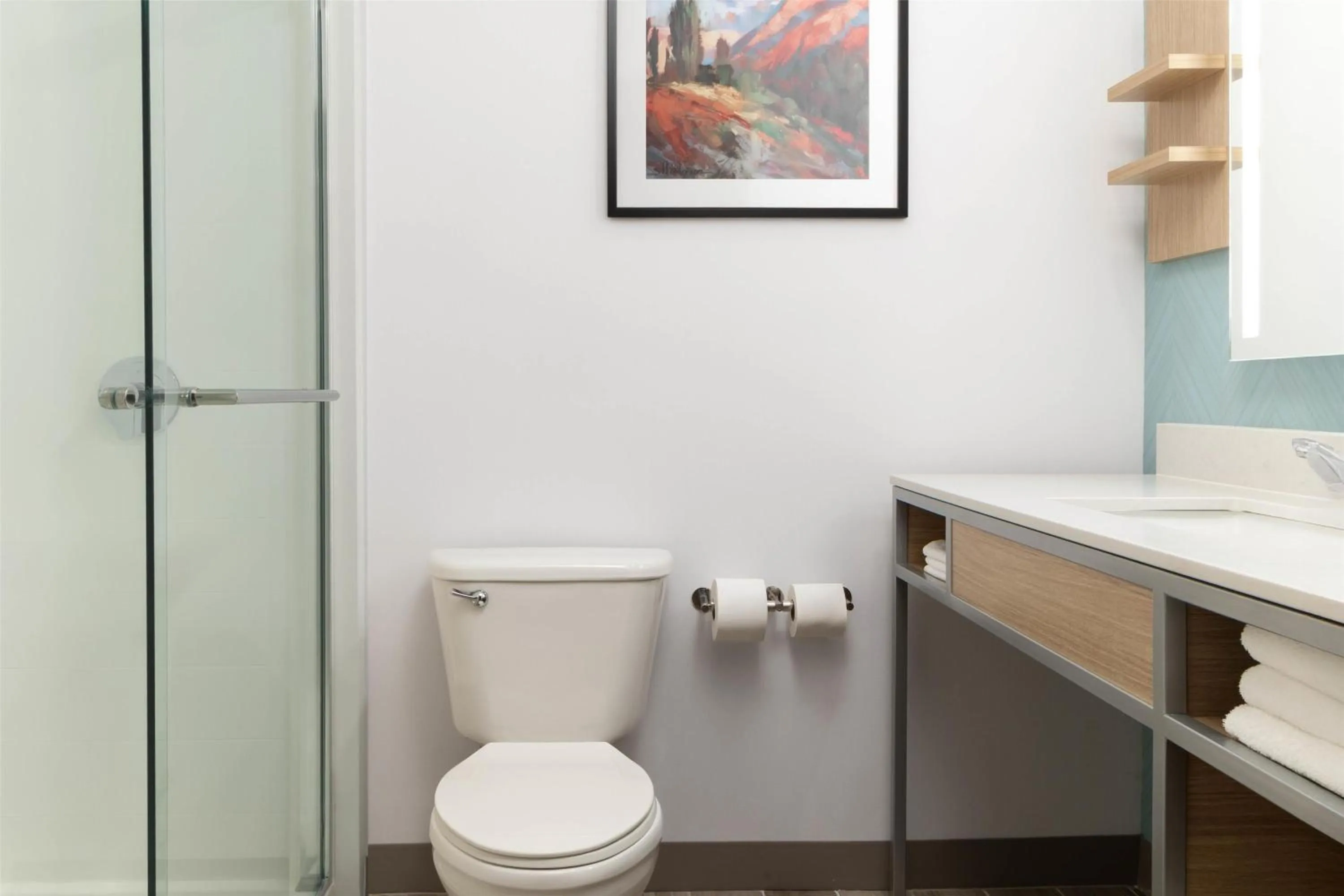 Bathroom in Hilton Garden Inn Ontario Rancho Cucamonga