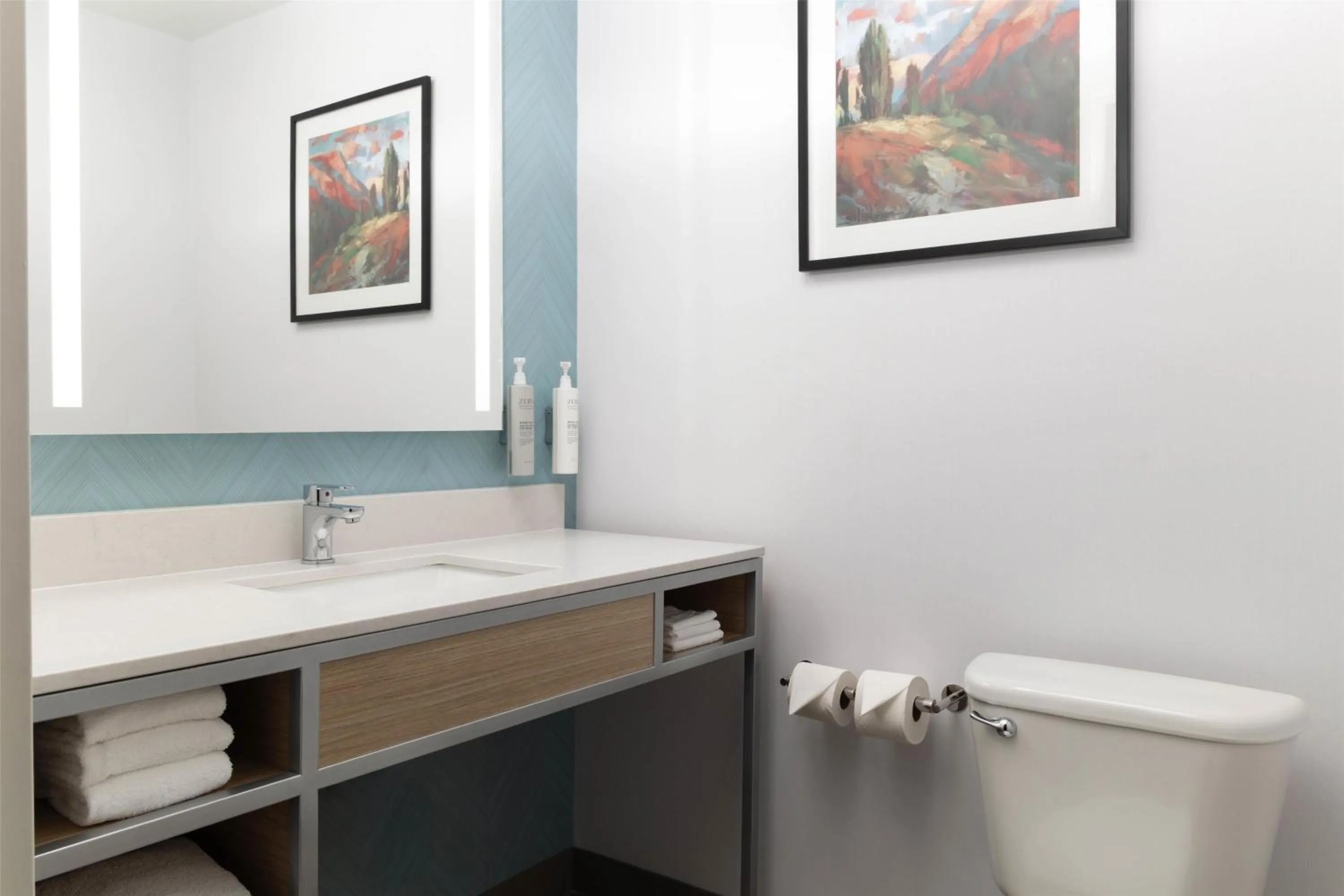 Bathroom in Hilton Garden Inn Ontario Rancho Cucamonga