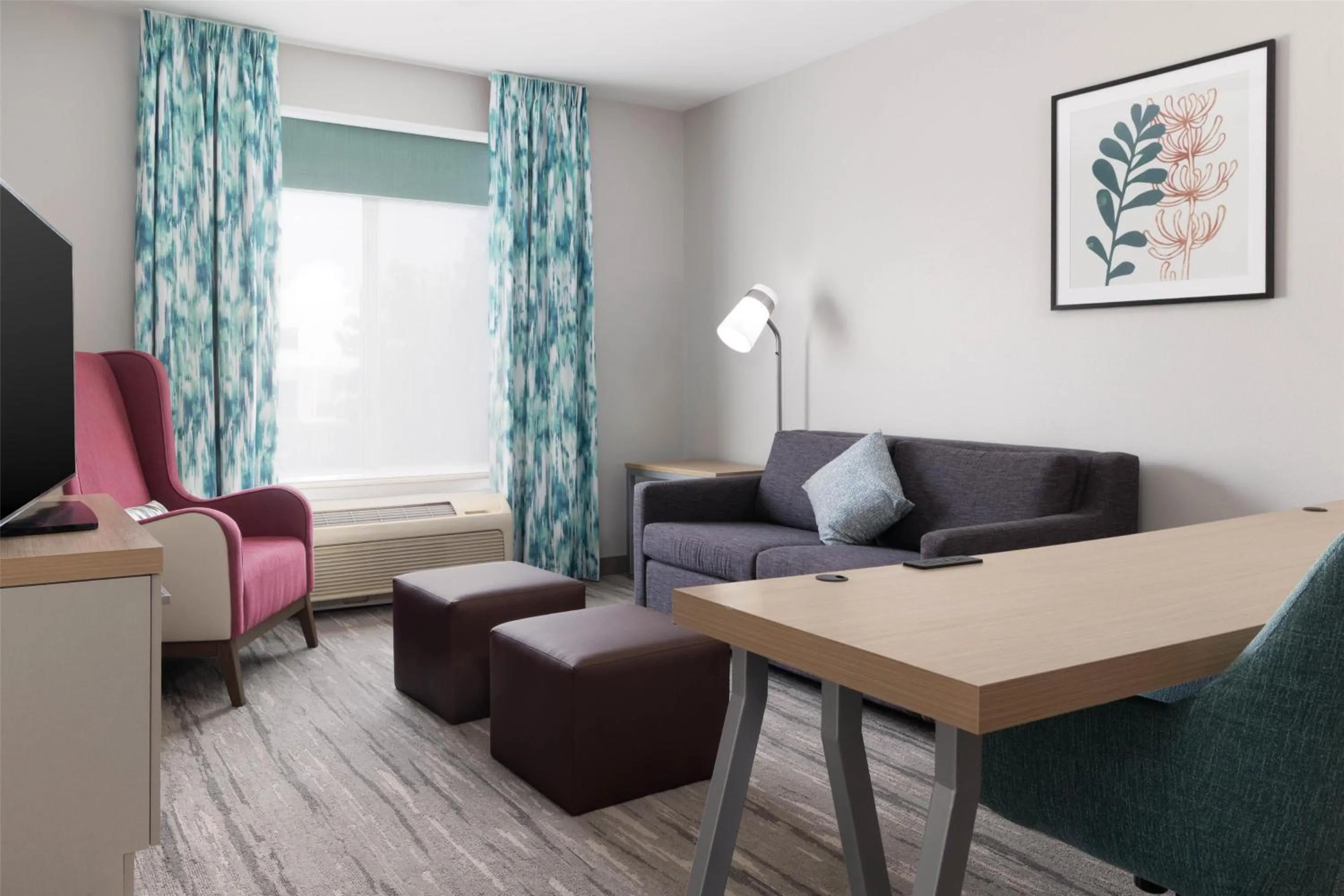 Living room in Hilton Garden Inn Ontario Rancho Cucamonga