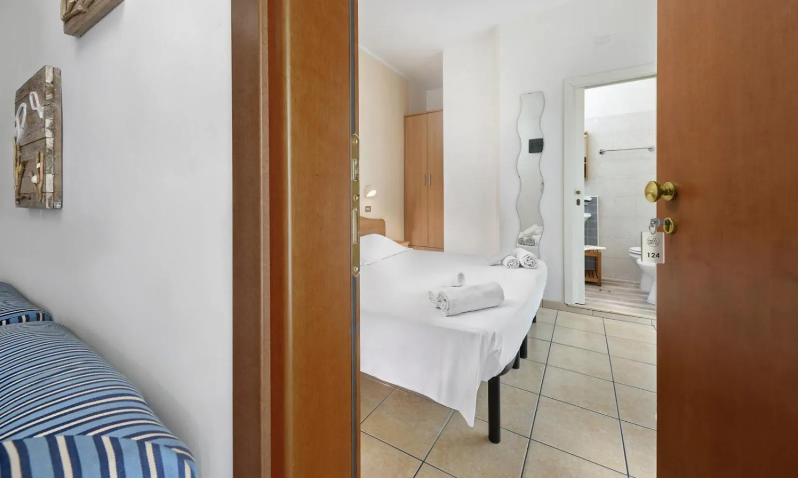 Bedroom, Bed in Hotel Arlecchino Riccione