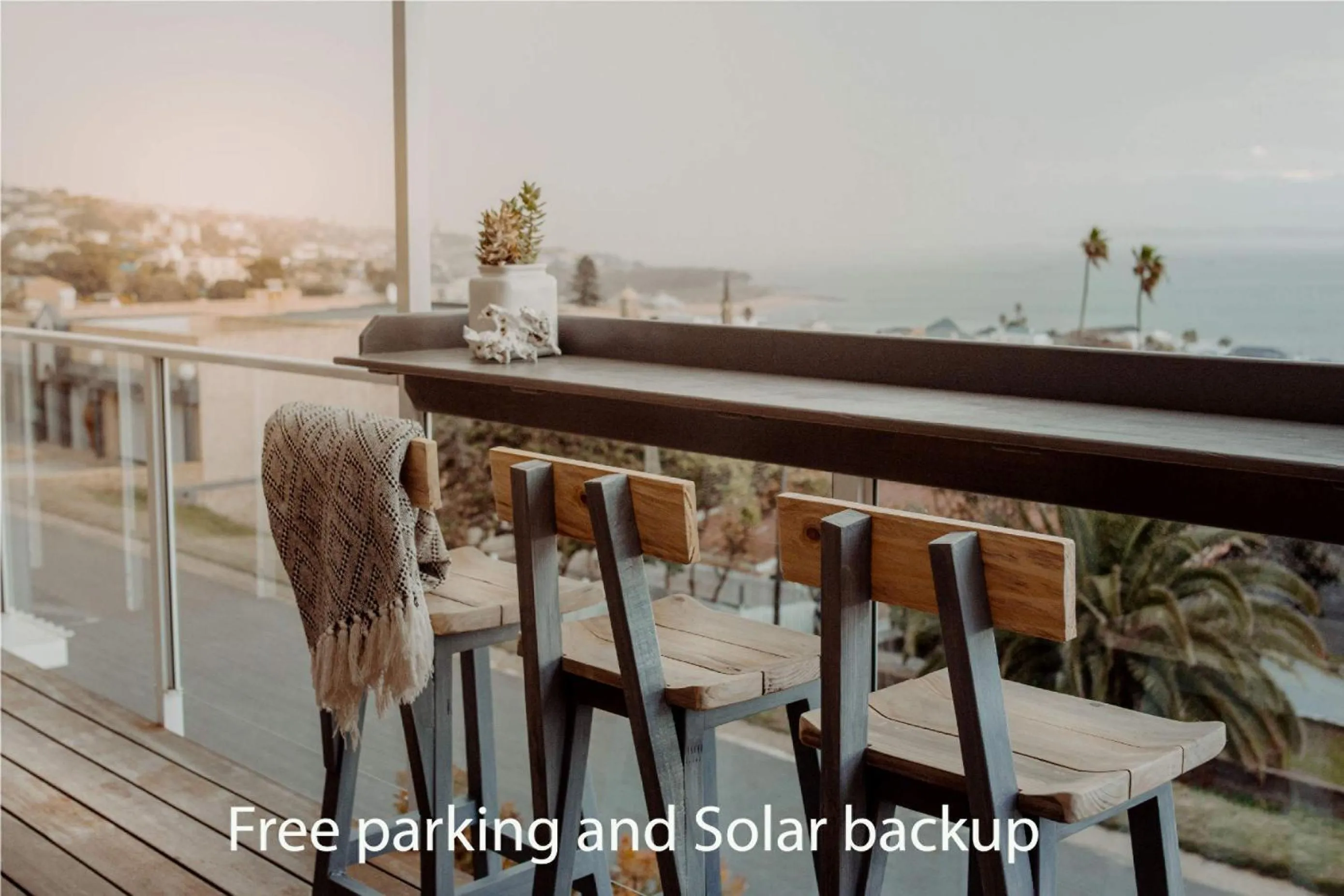 Balcony/Terrace in Aqua Marina Guest House