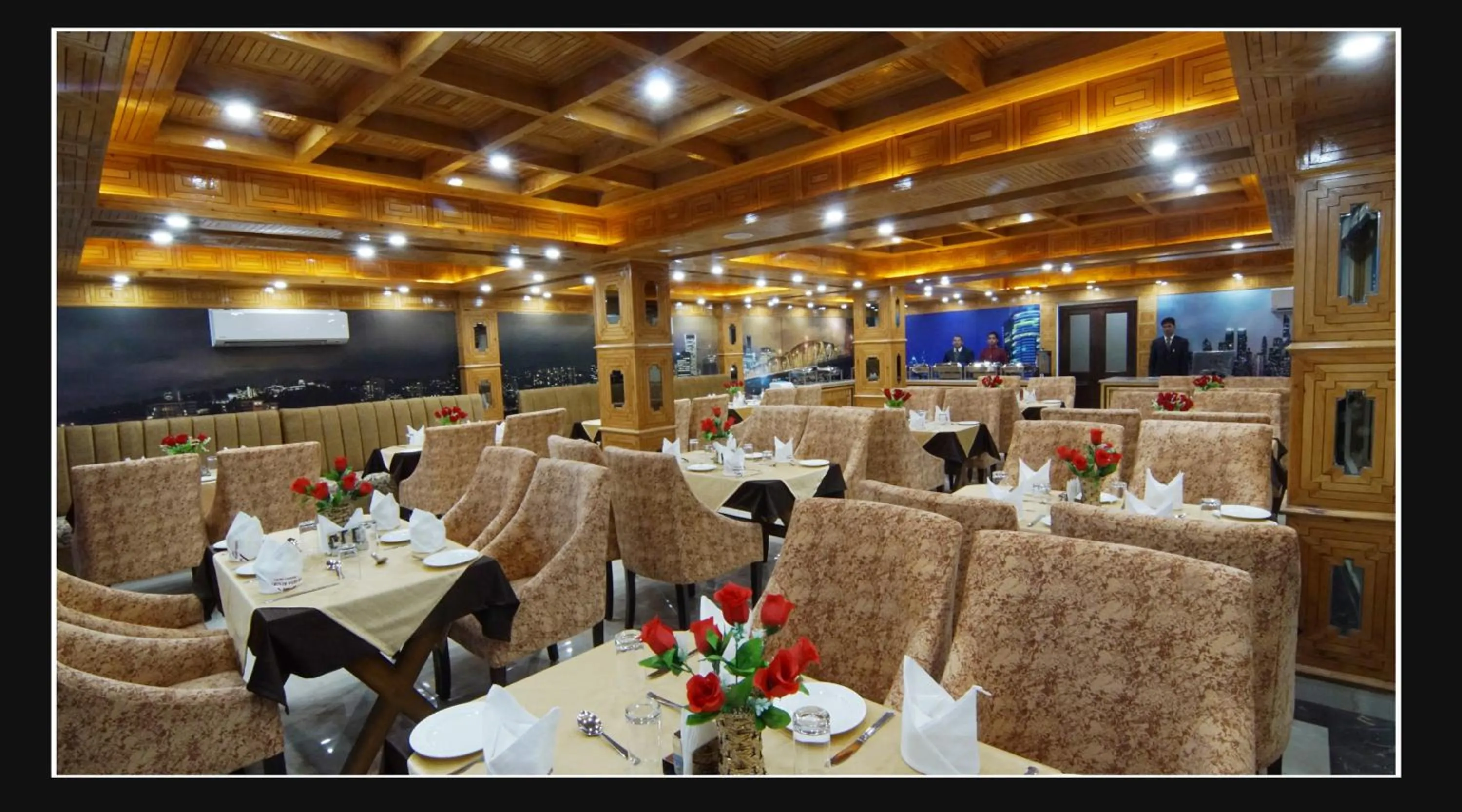 Breakfast in Grand Krisa Resort & SPA, Manali Experience Luxury With all Weather ACs in Every Room