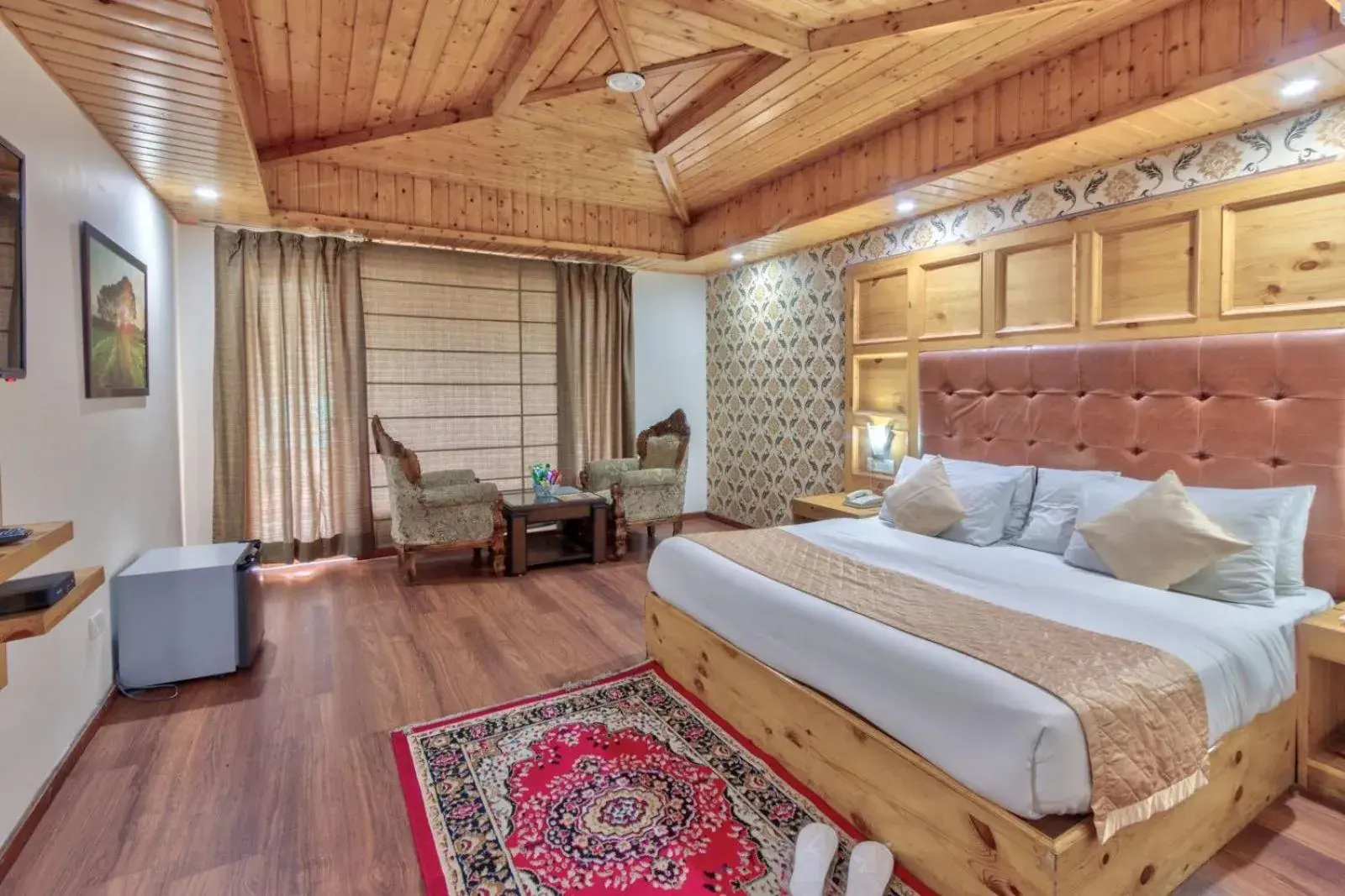 King Room in Grand Krisa Resort & SPA, Manali Experience Luxury With all Weather ACs in Every Room King Room in Grand Krisa Resort & SPA, Manali Experience Luxury With all Weather ACs in Every Room