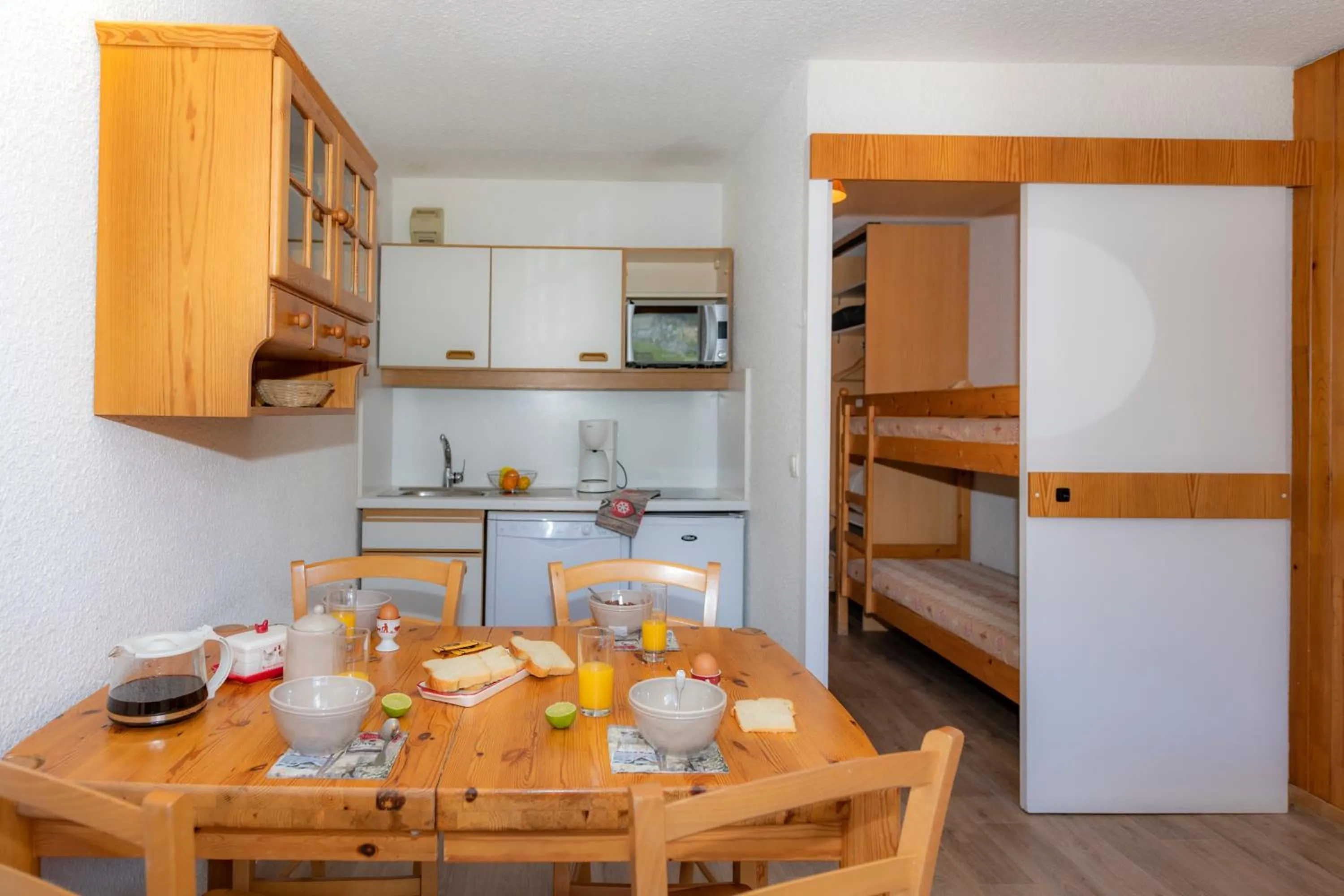 Kitchen or kitchenette in Résidence Capfun Les Adrets