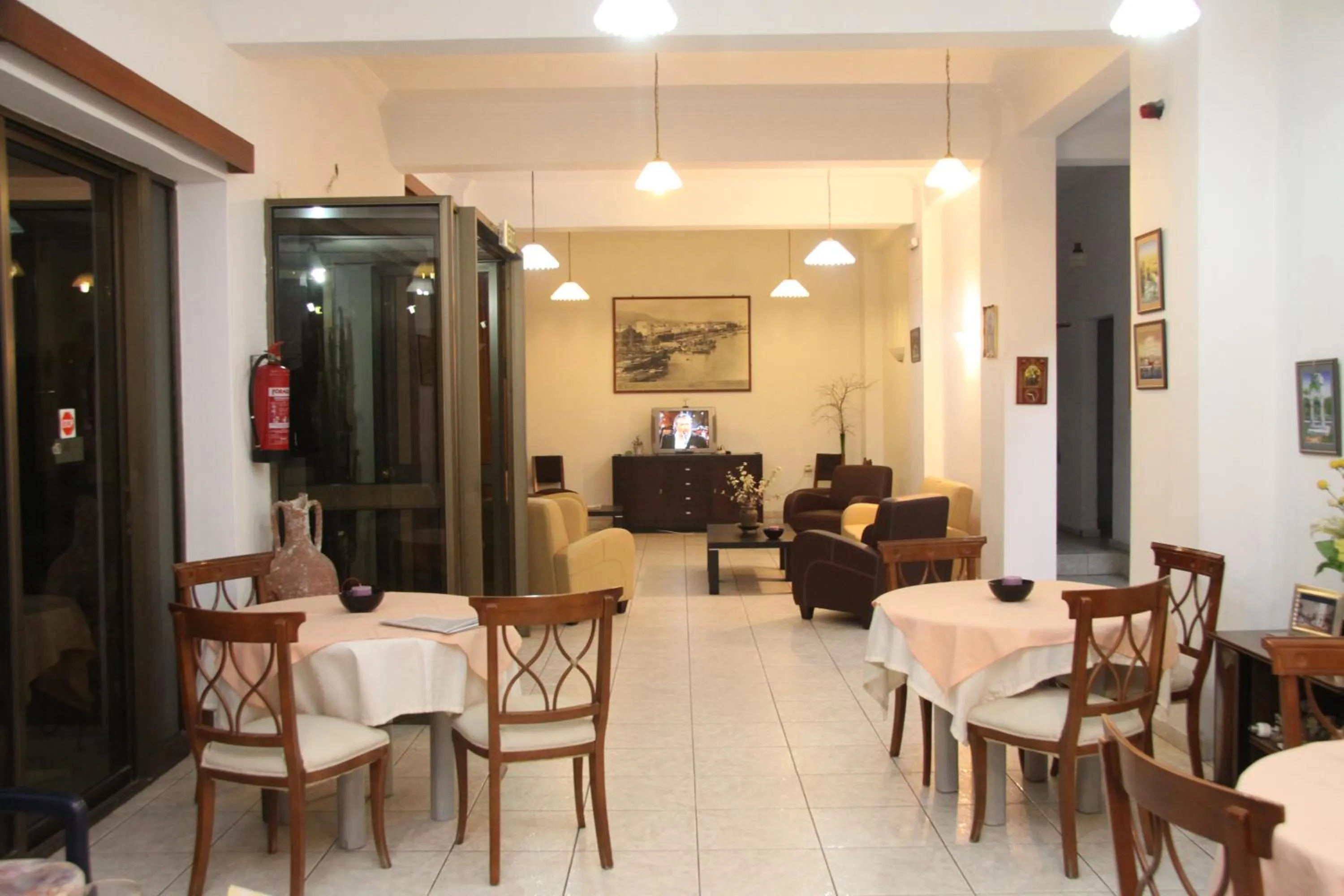 Lobby or reception in Veroniki Hotel