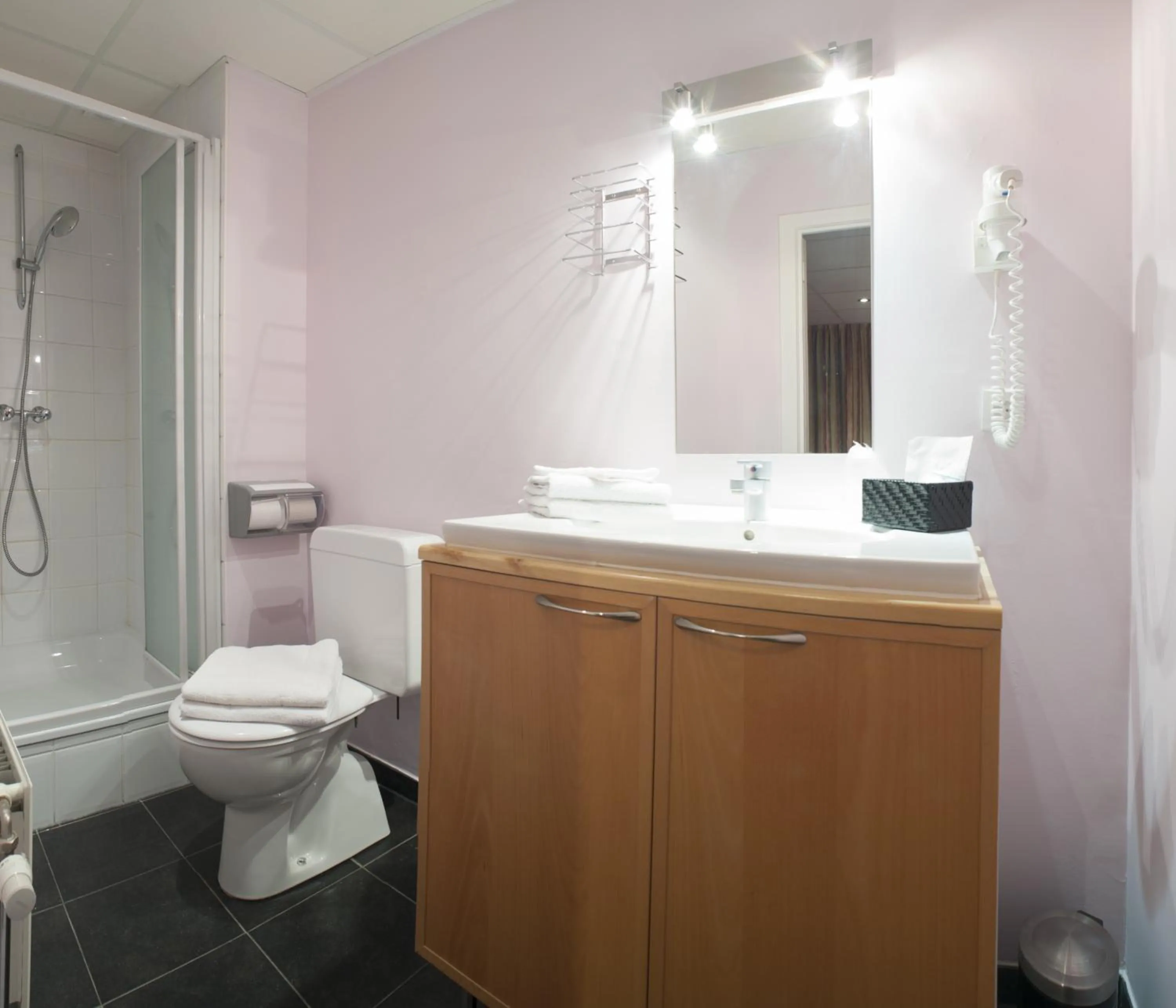 Bathroom in Alpha Hotel