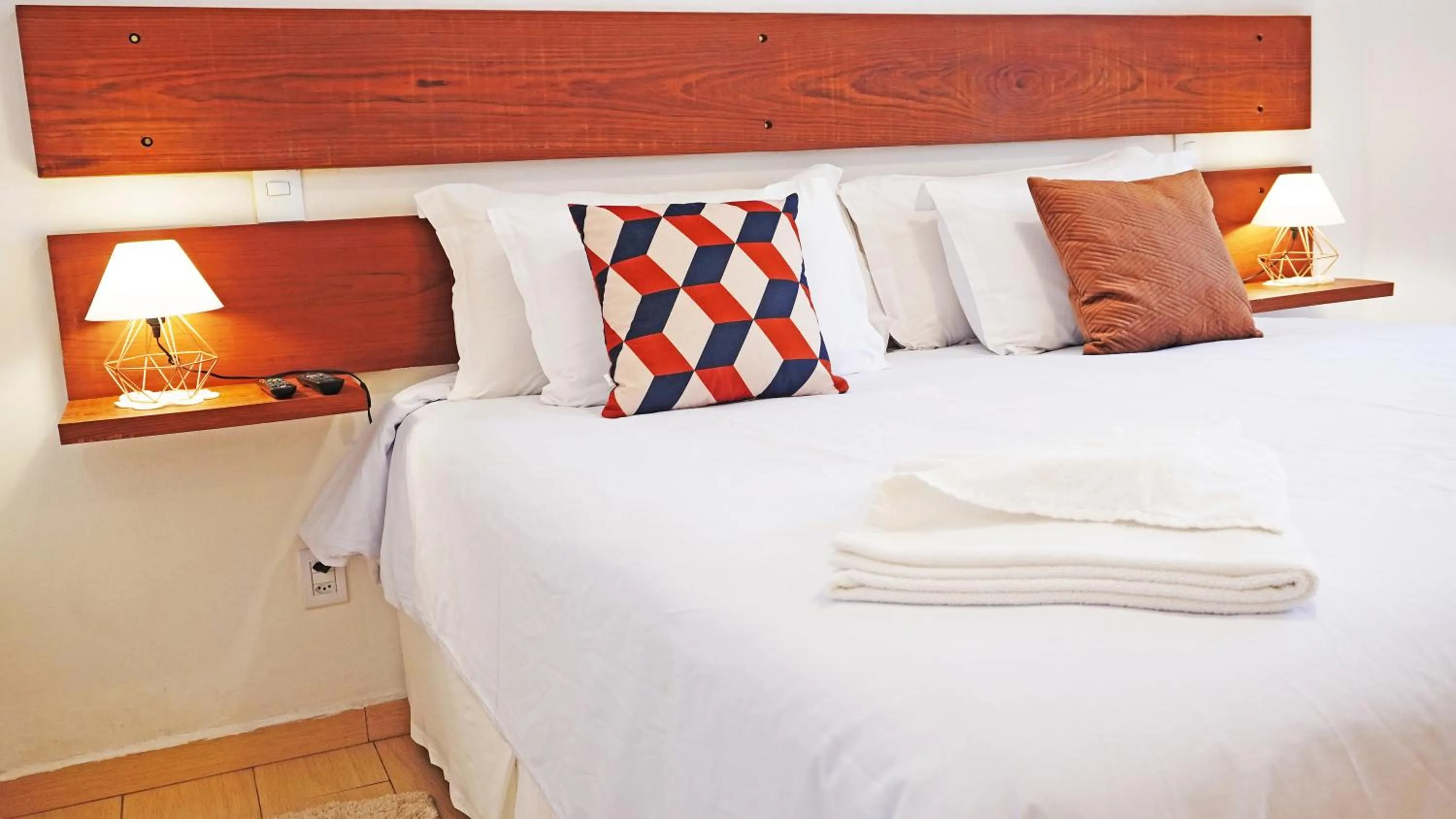 Bed in Pousada Medeiros