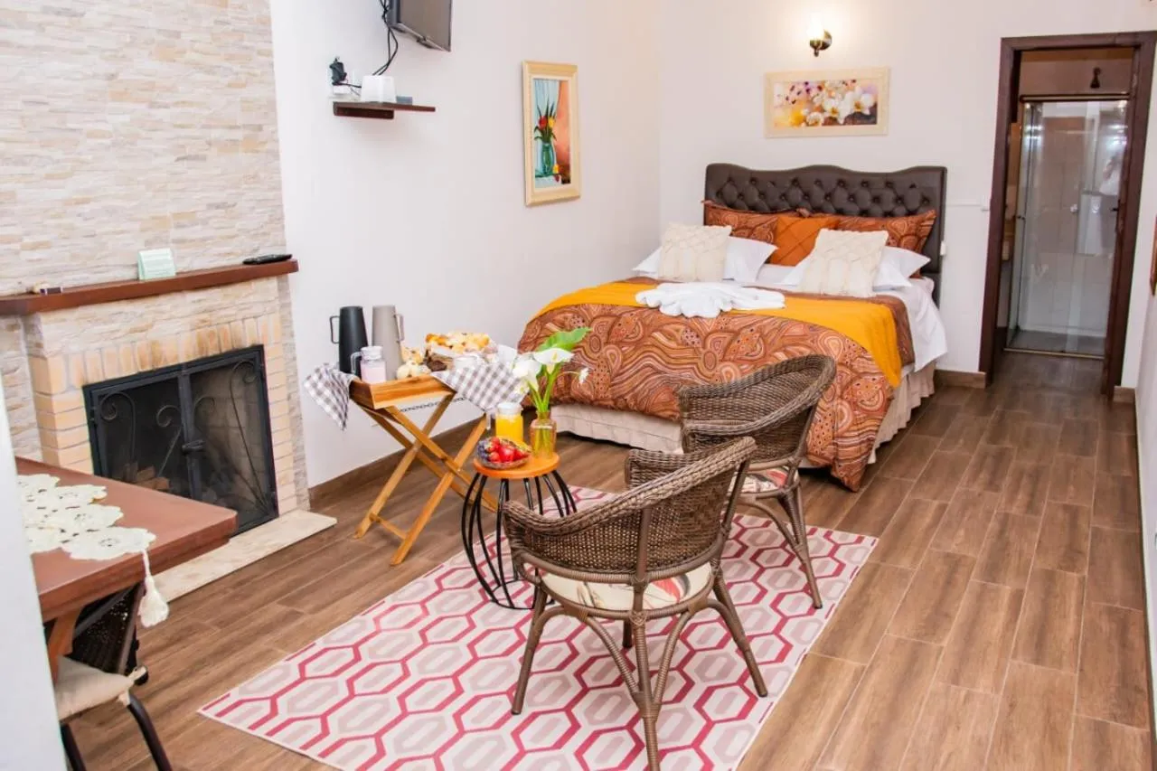 Bed in Pousada Medeiros