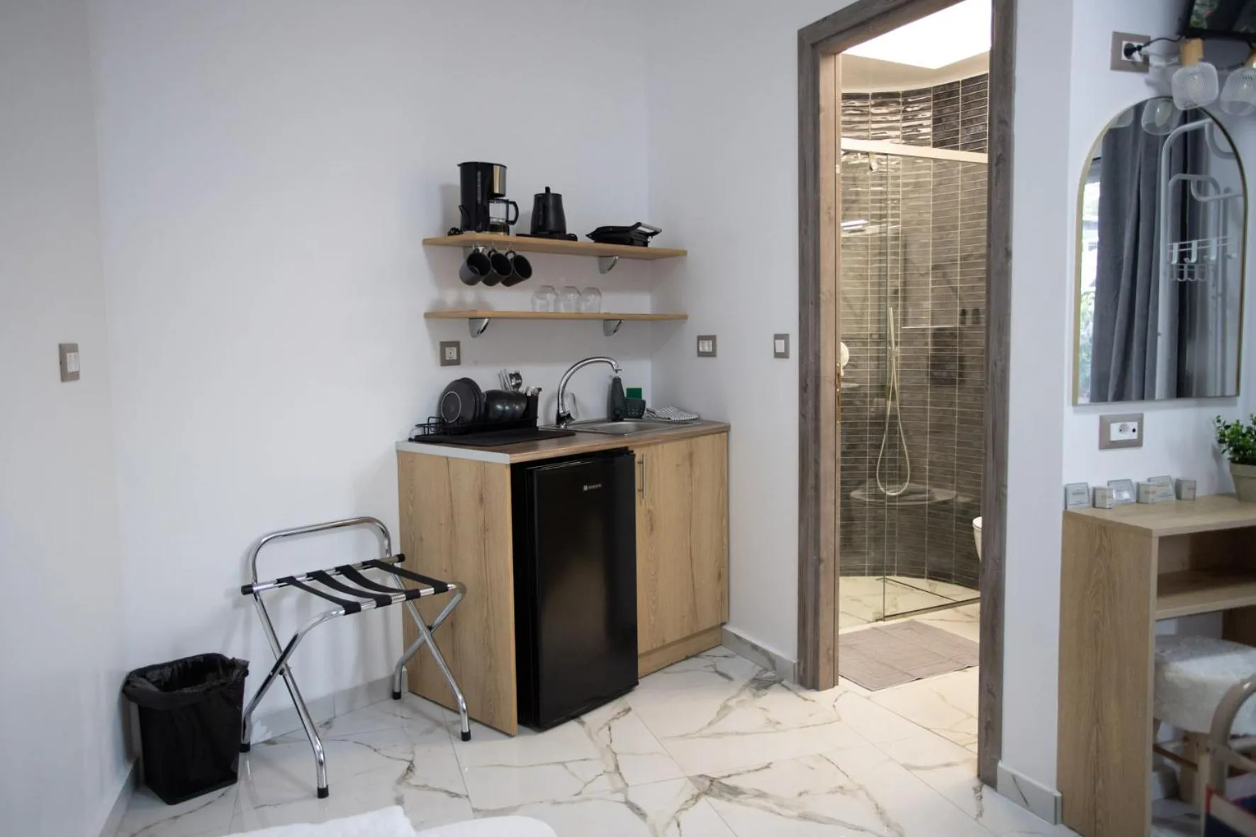 Shower in Star Hotel