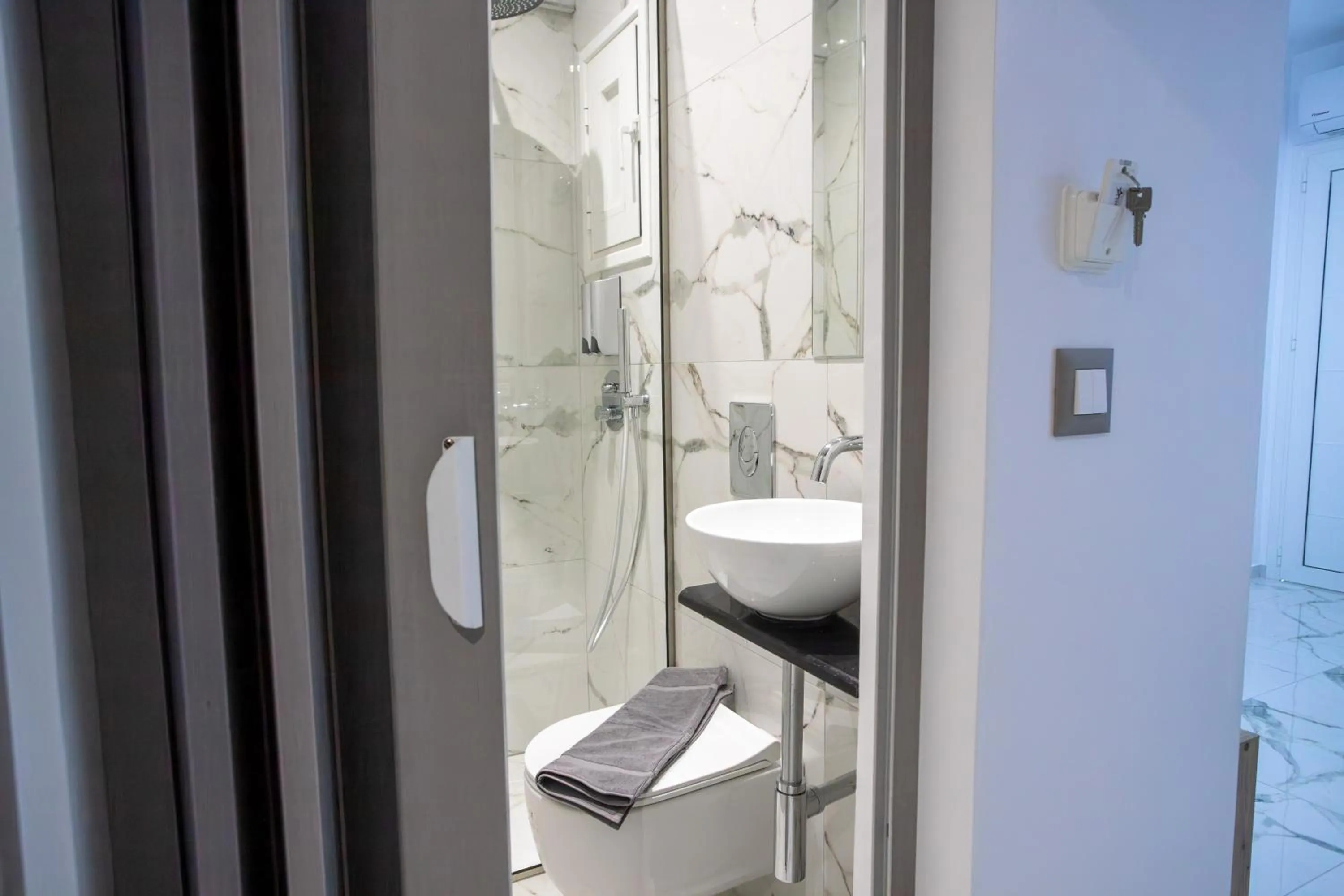 Shower in Star Hotel