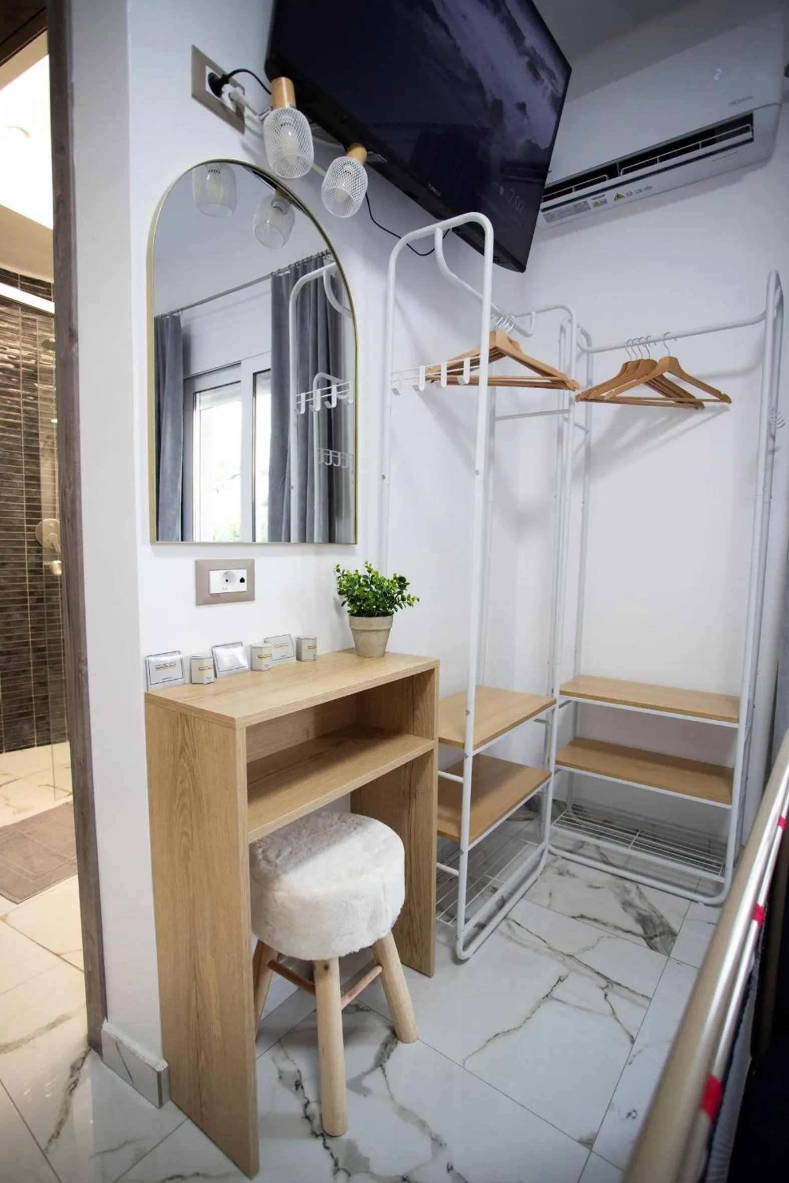 Shower in Star Hotel