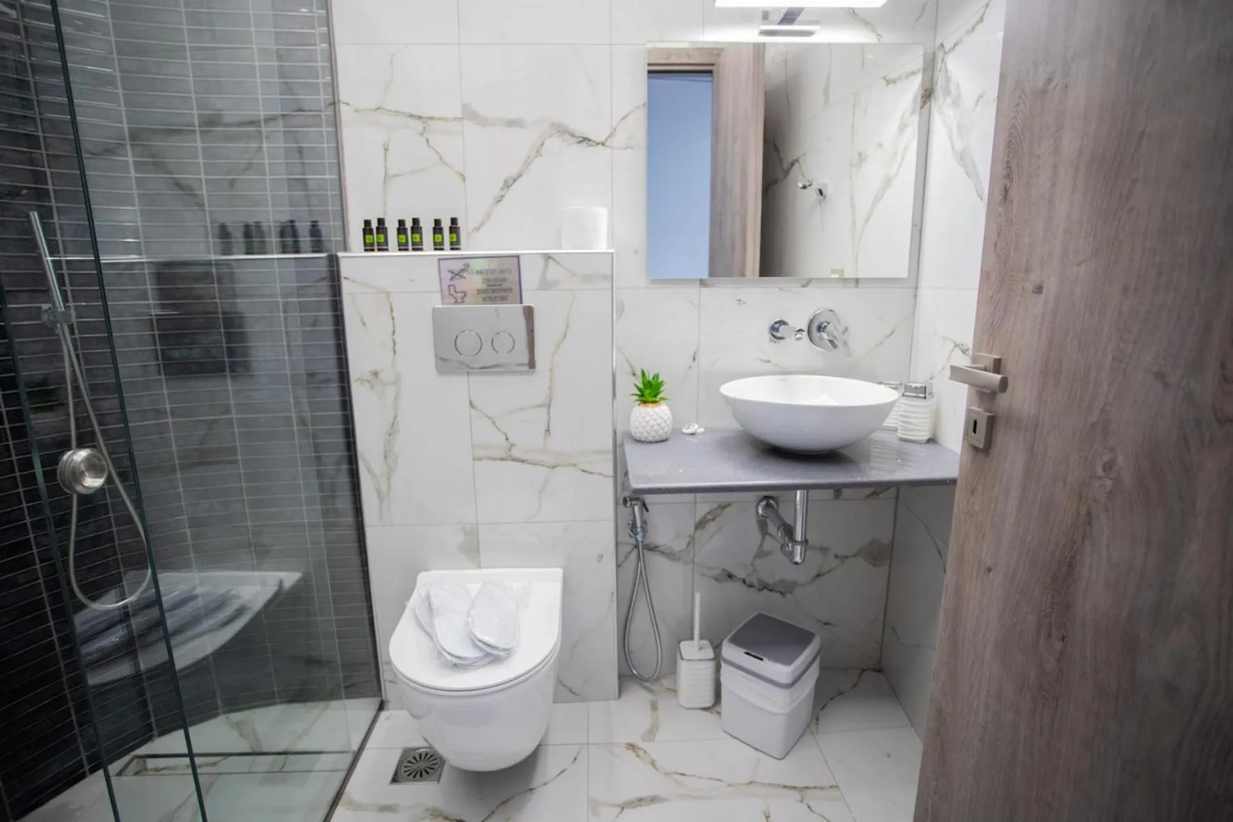 Shower in Star Hotel