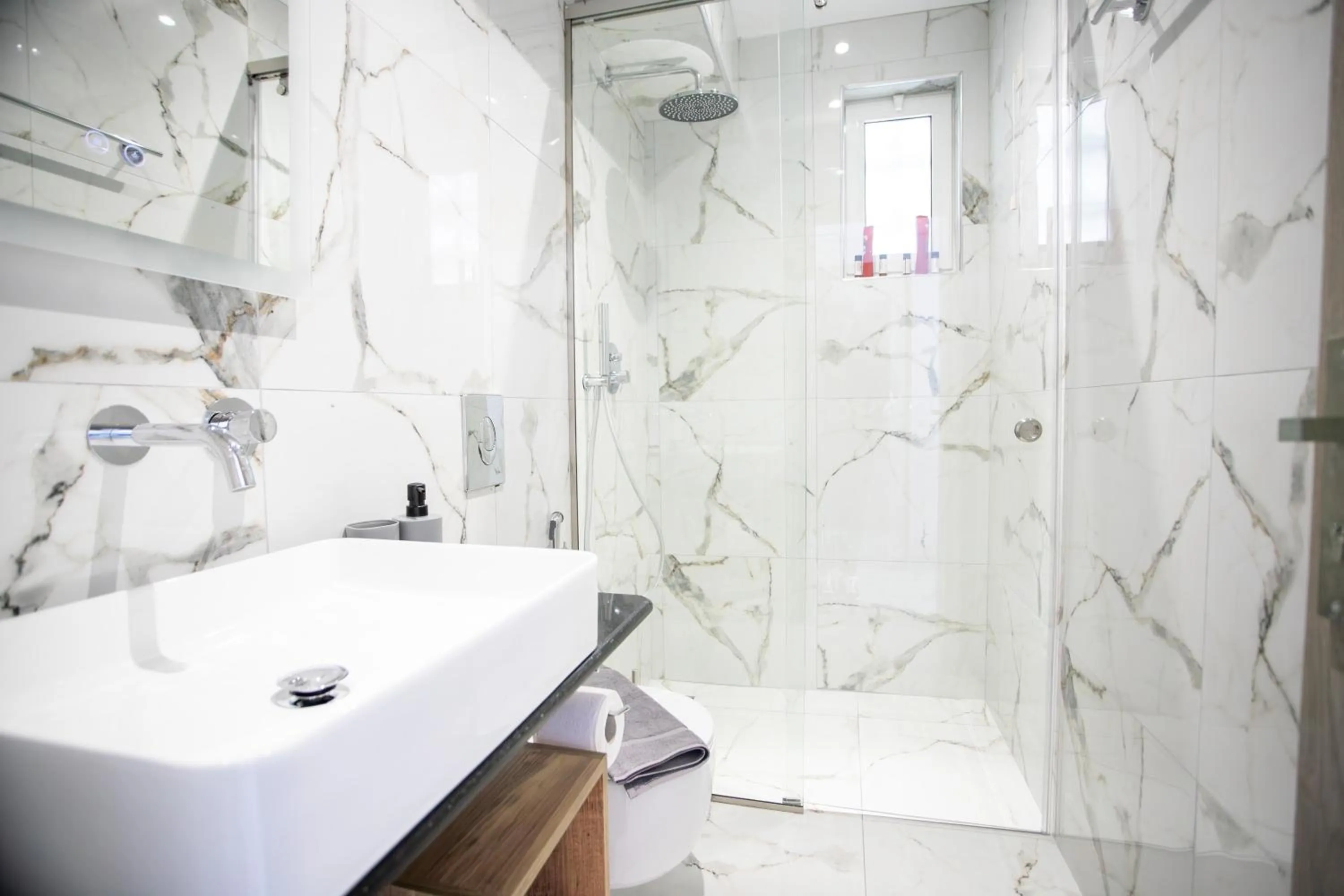 Shower in Star Hotel