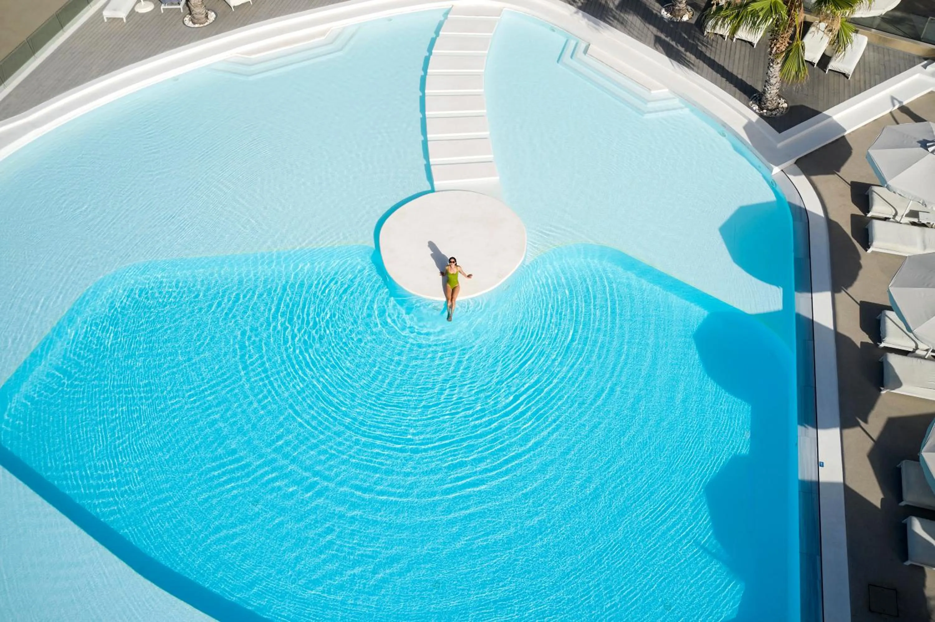Swimming pool in Marpunta Resort, Santikos Collection