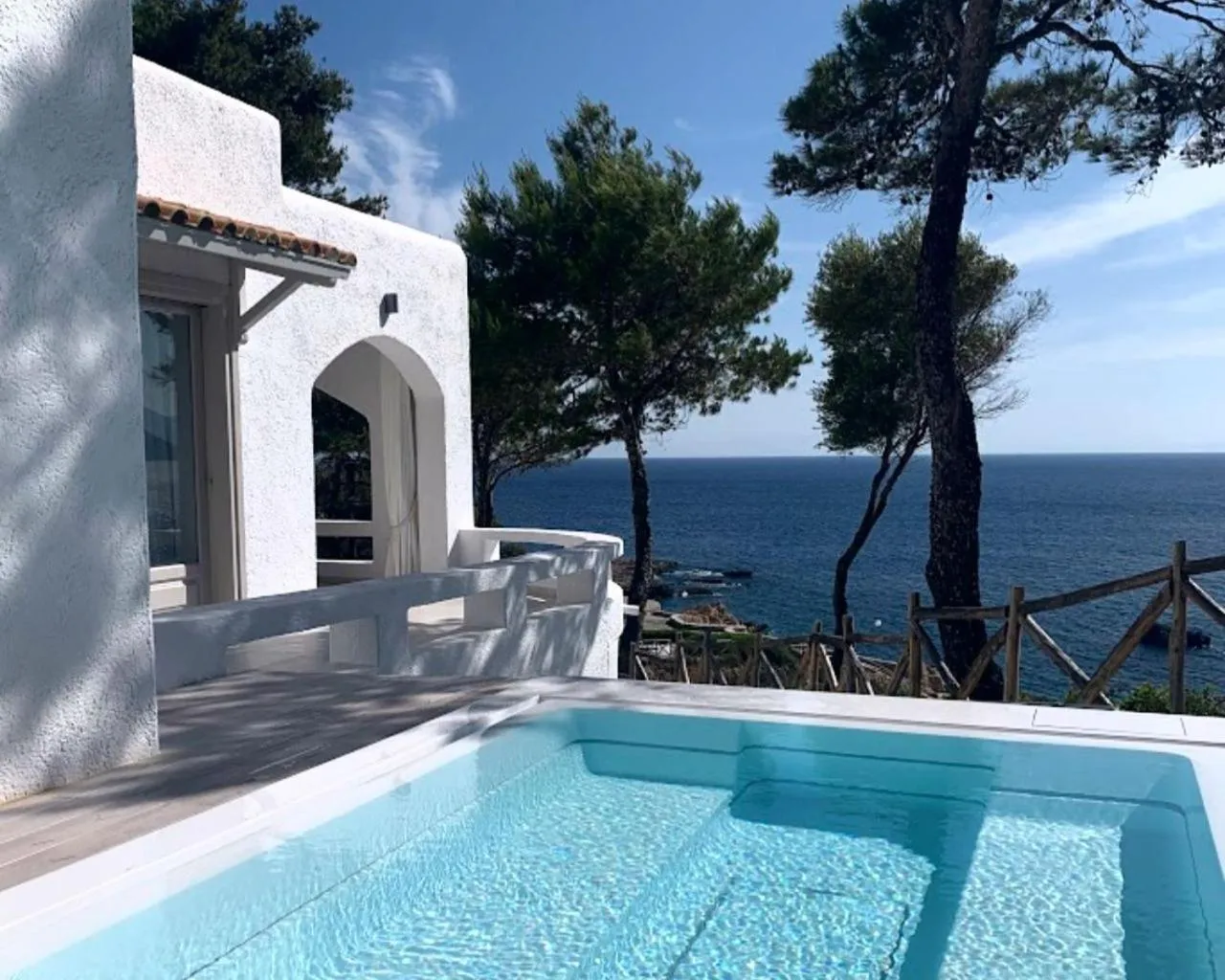 Swimming pool in Marpunta Resort, Santikos Collection