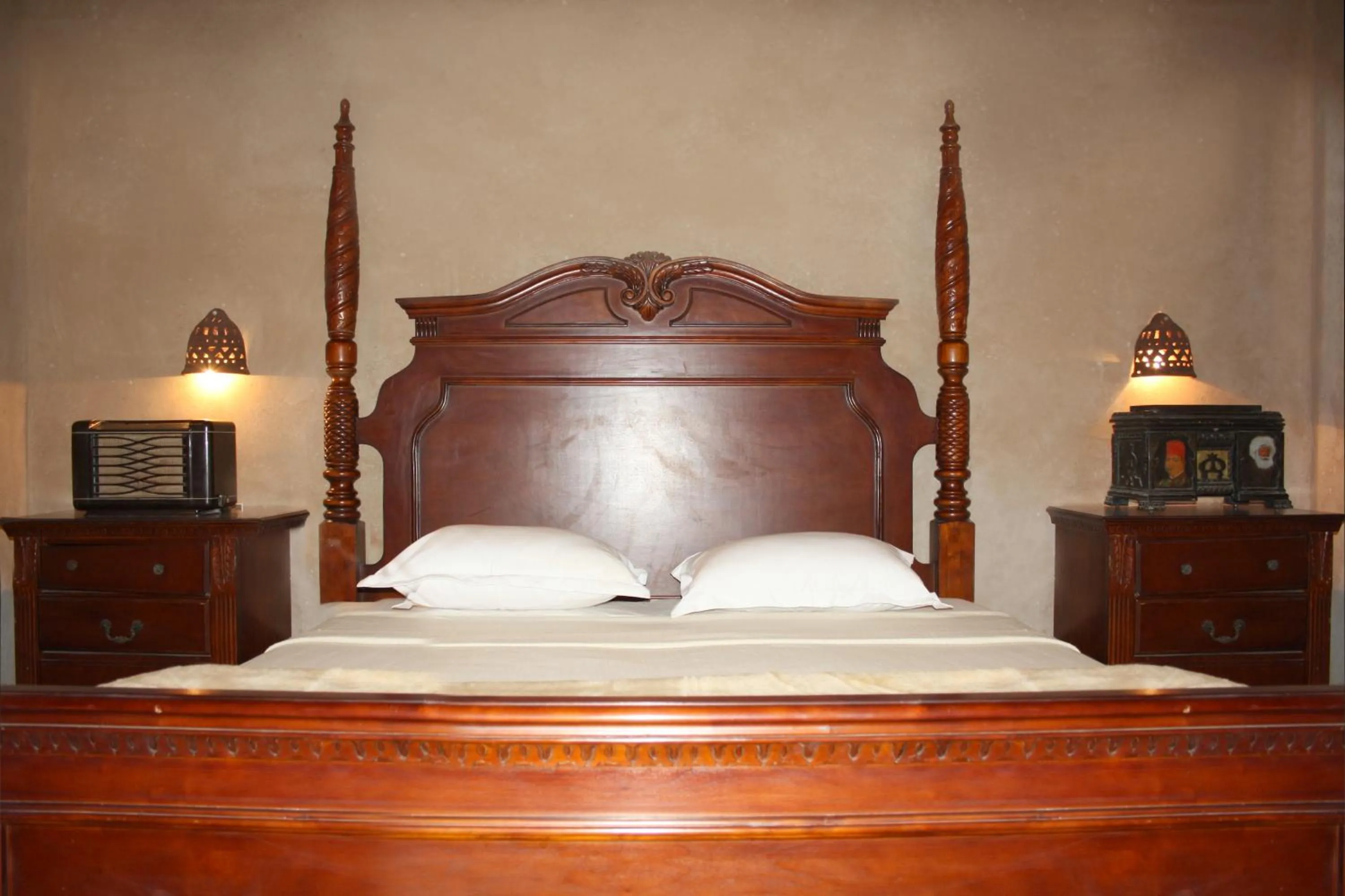 Bed in Shanda Lodge Desert Resort