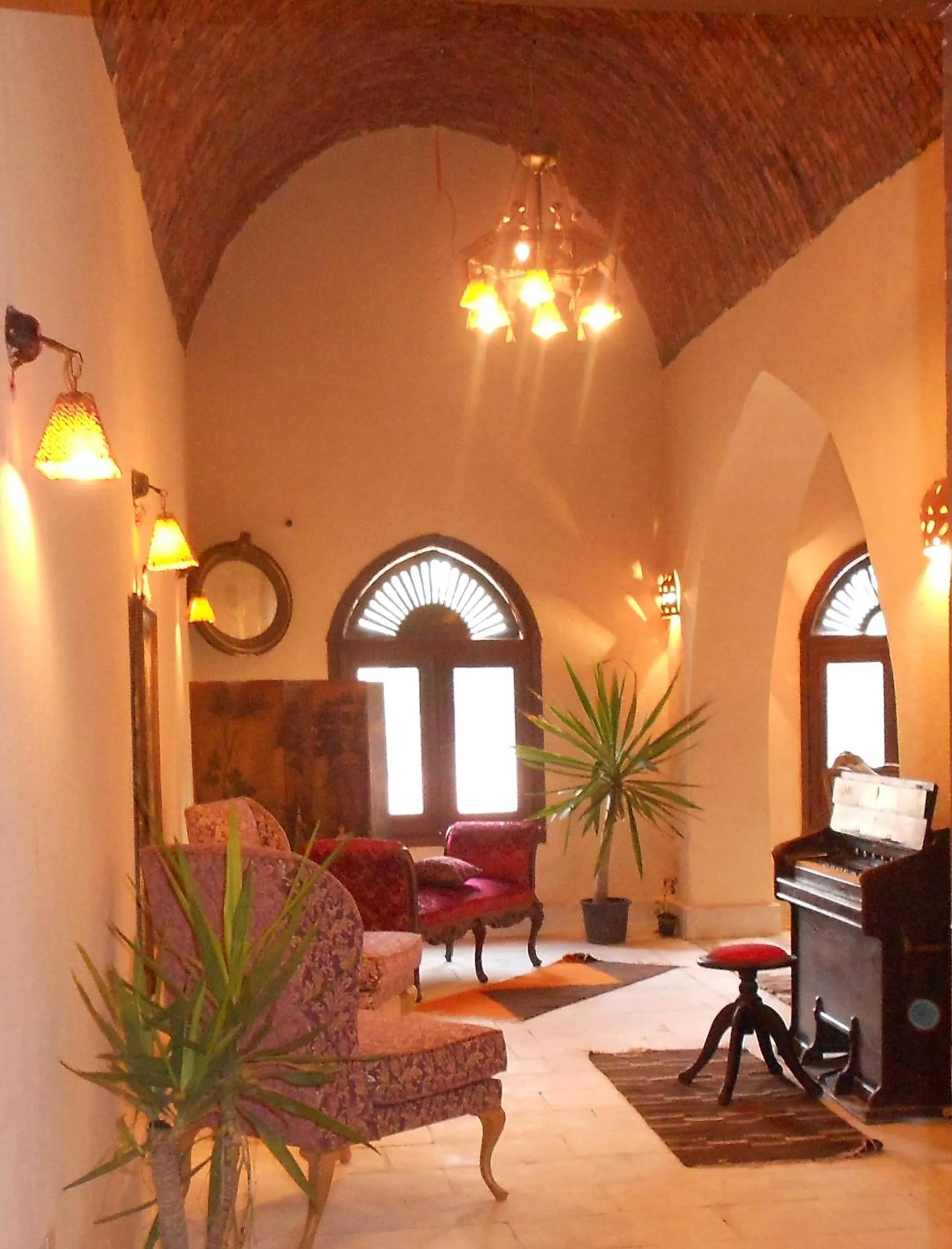 Communal lounge/ TV room in Shanda Lodge Desert Resort