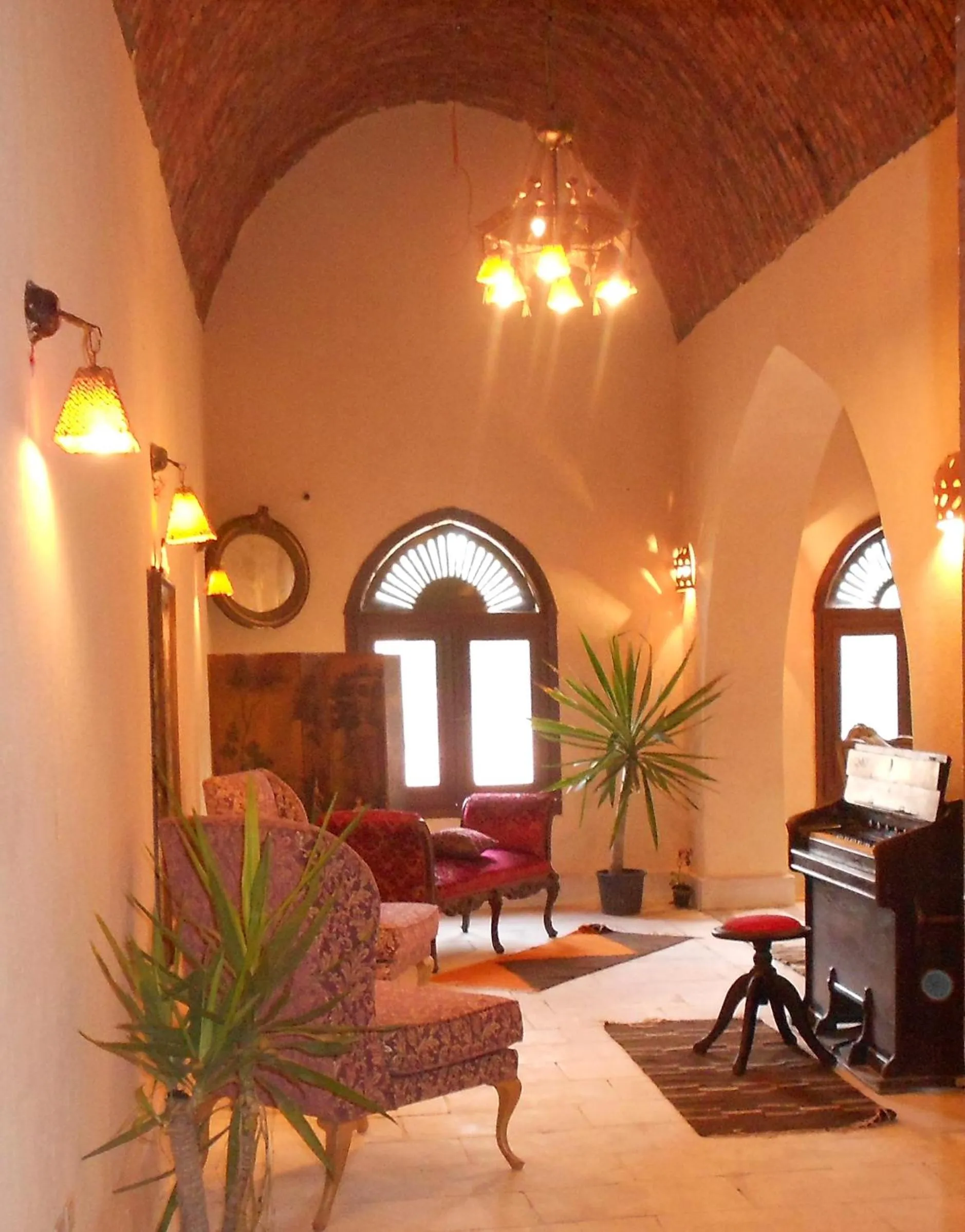 Communal lounge/ TV room in Shanda Lodge Desert Resort