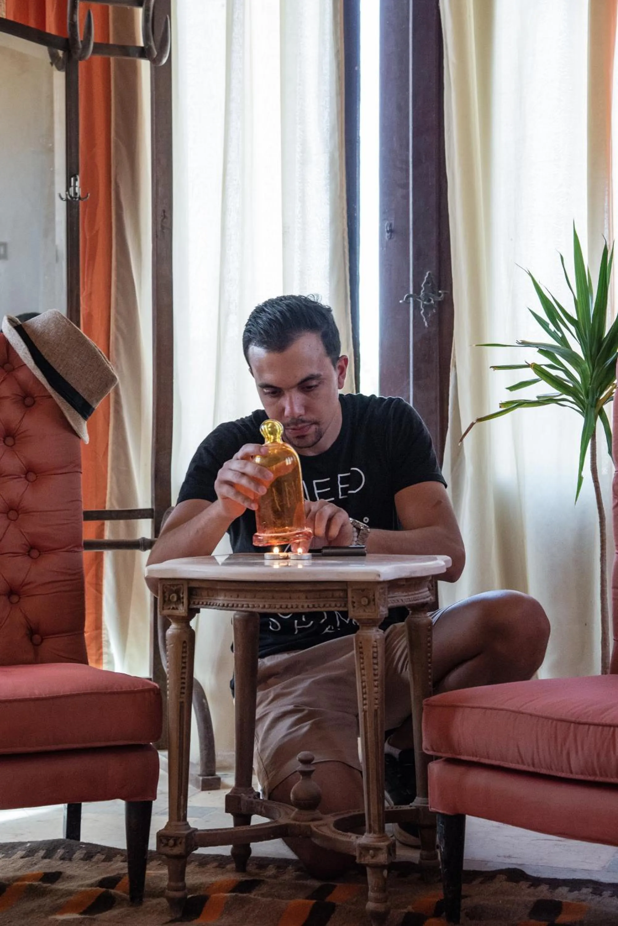 People in Shanda Lodge Desert Resort