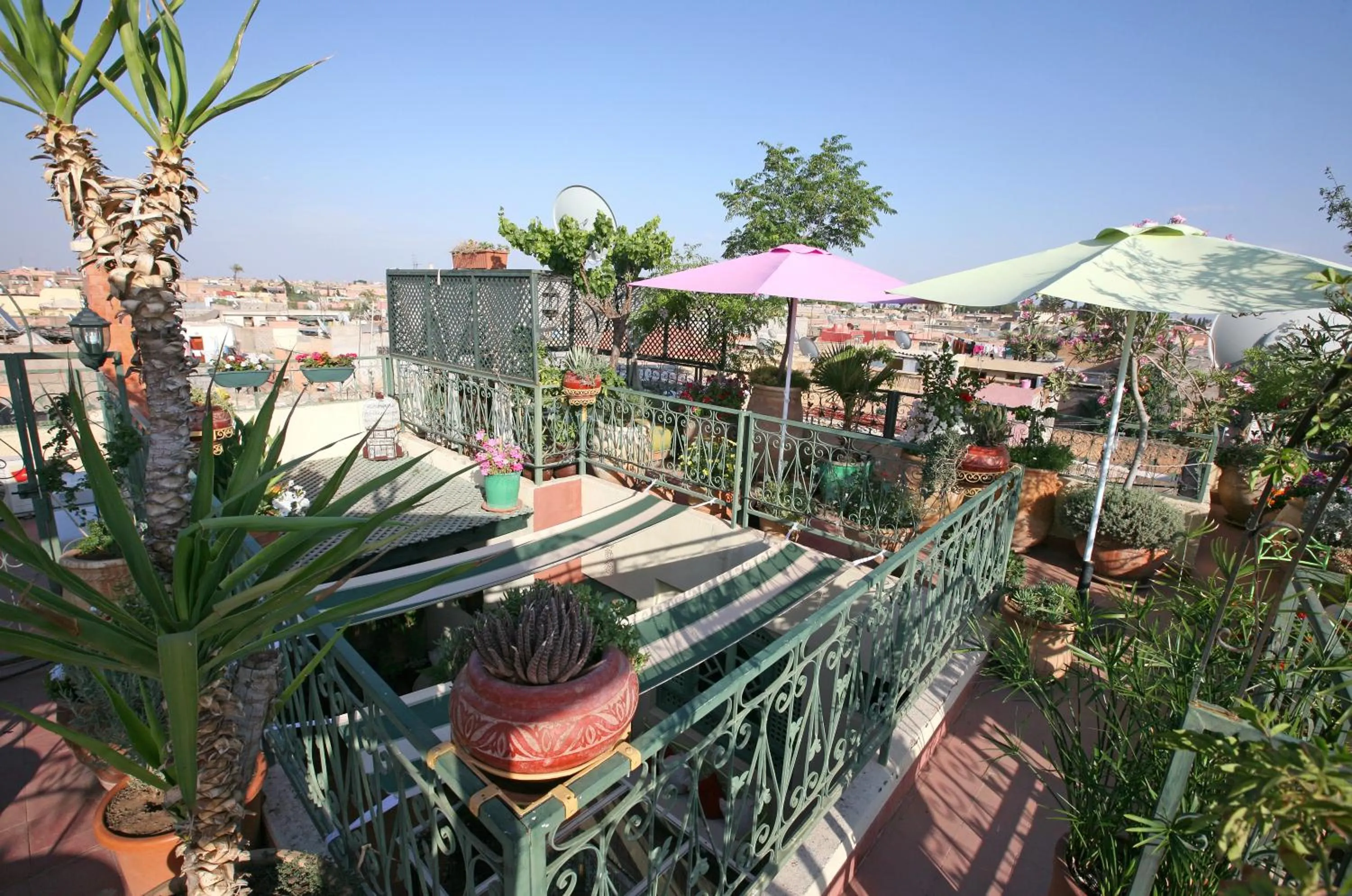 Balcony/Terrace in Riad Cherihane