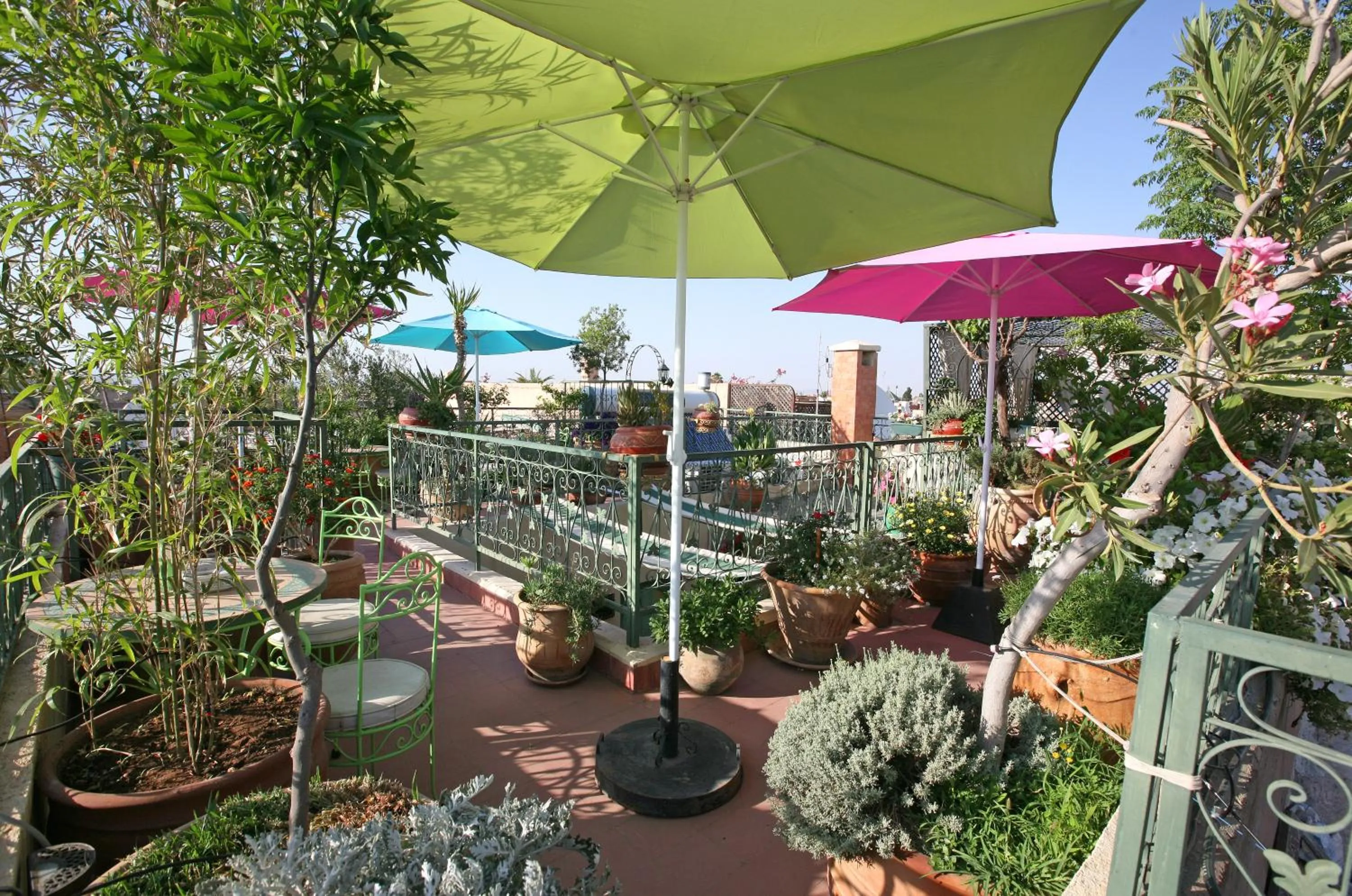 Balcony/Terrace in Riad Cherihane