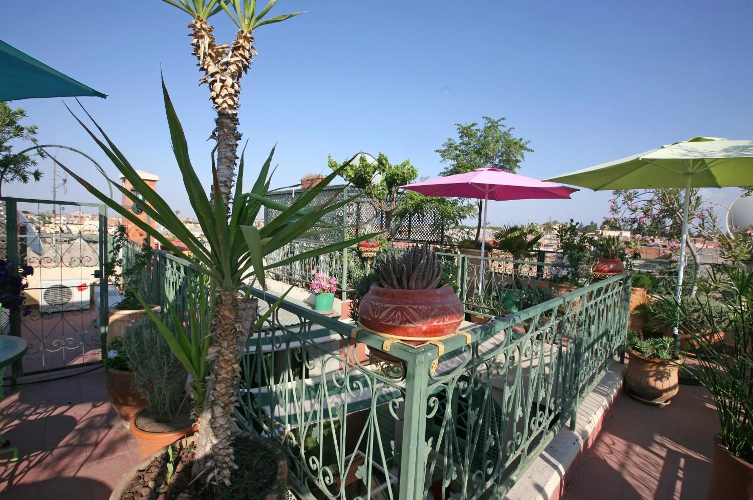 Balcony/Terrace in Riad Cherihane
