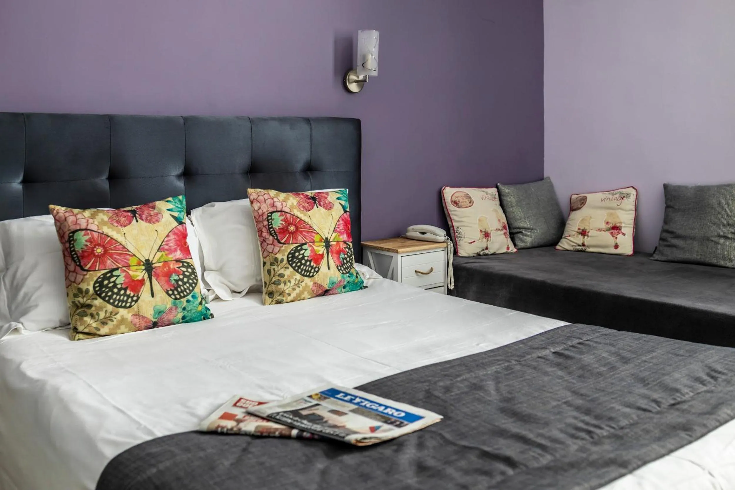 Bed in Hôtel Parc Mazon-Biarritz