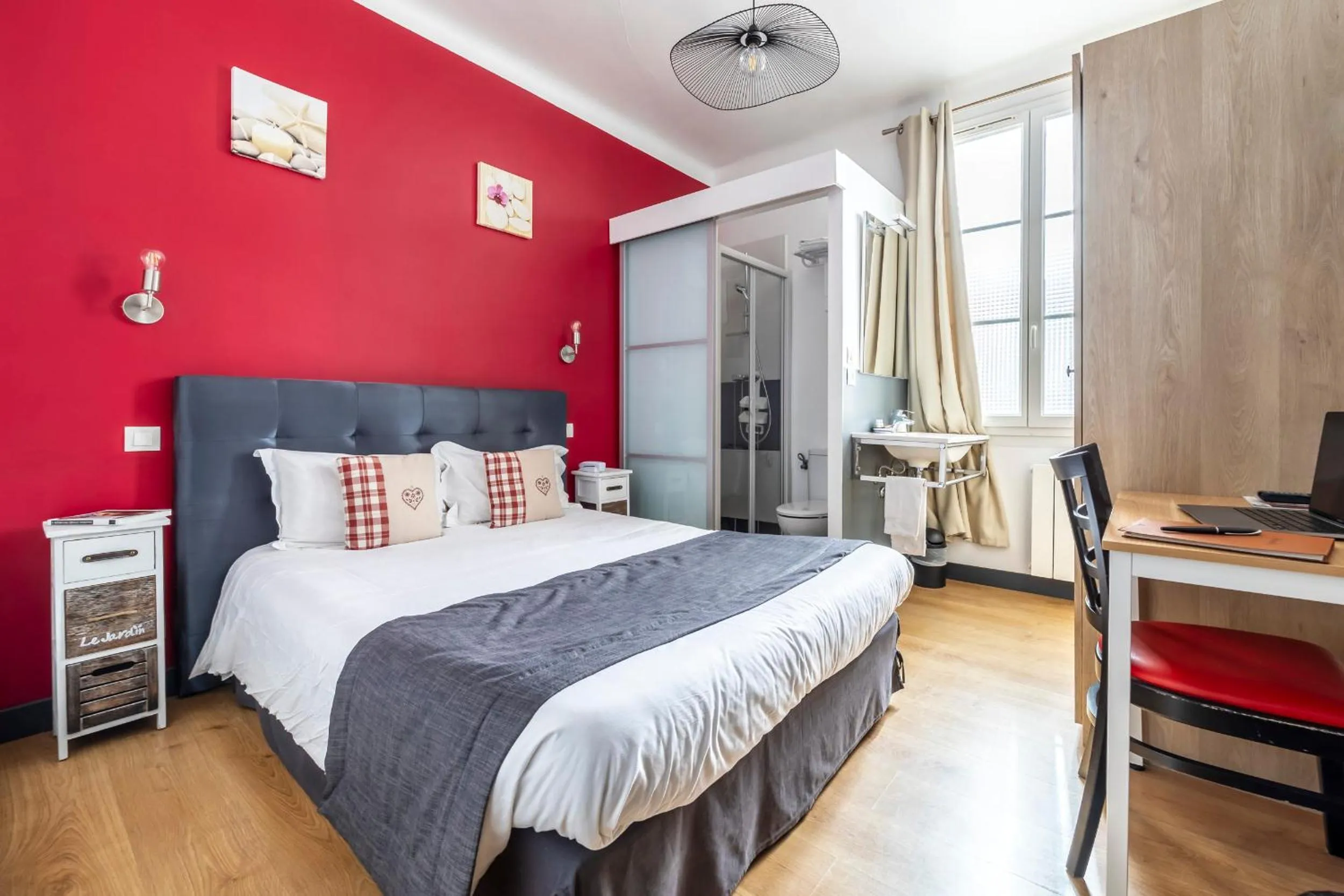 Bed in Hôtel Parc Mazon-Biarritz