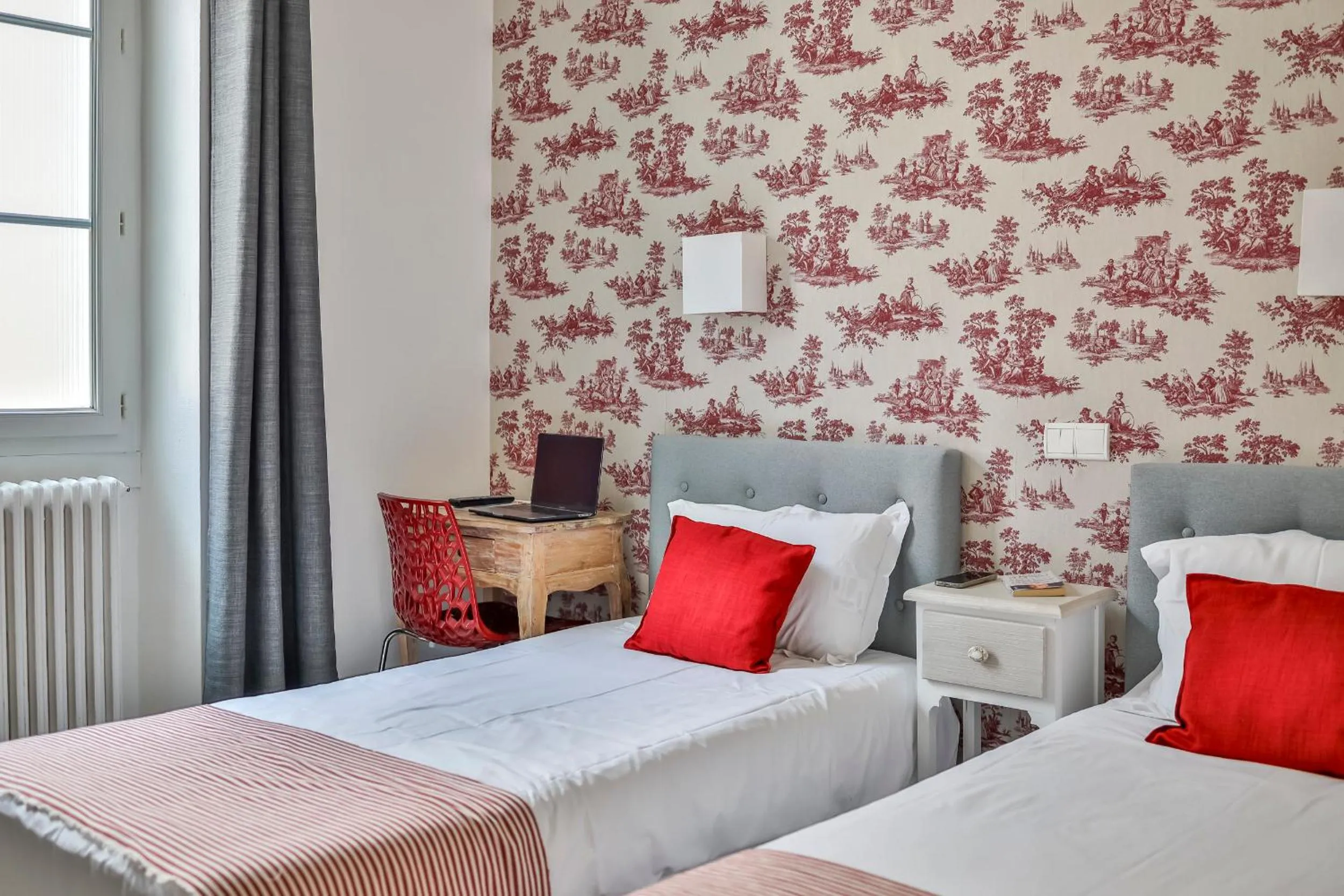 Bed in Hôtel Parc Mazon-Biarritz