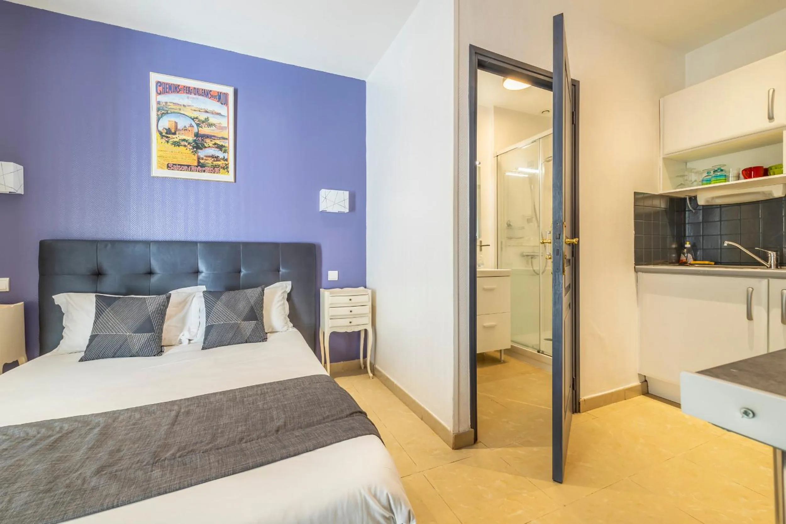 Bed in Hôtel Parc Mazon-Biarritz