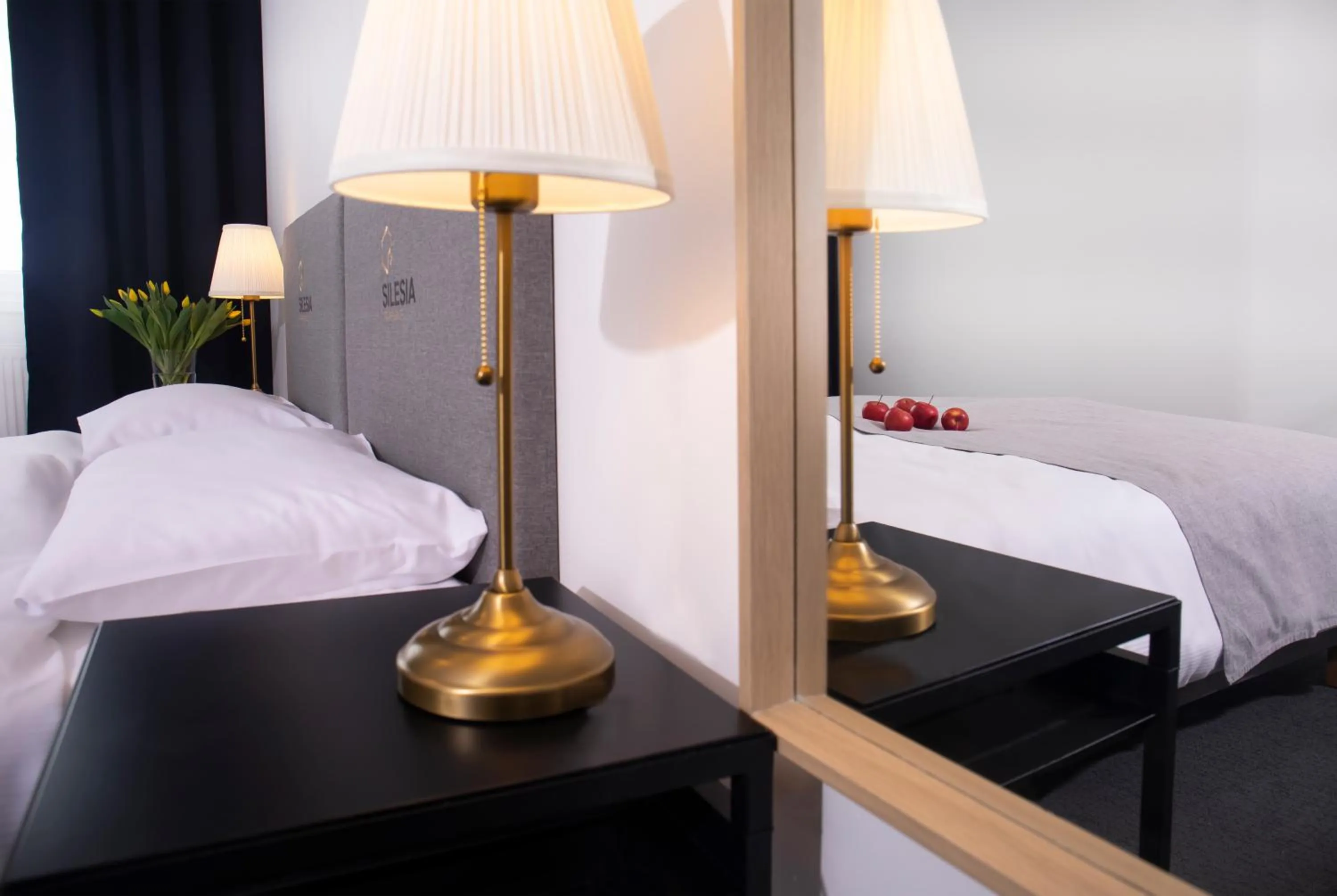 Bed in Silesia Apartments