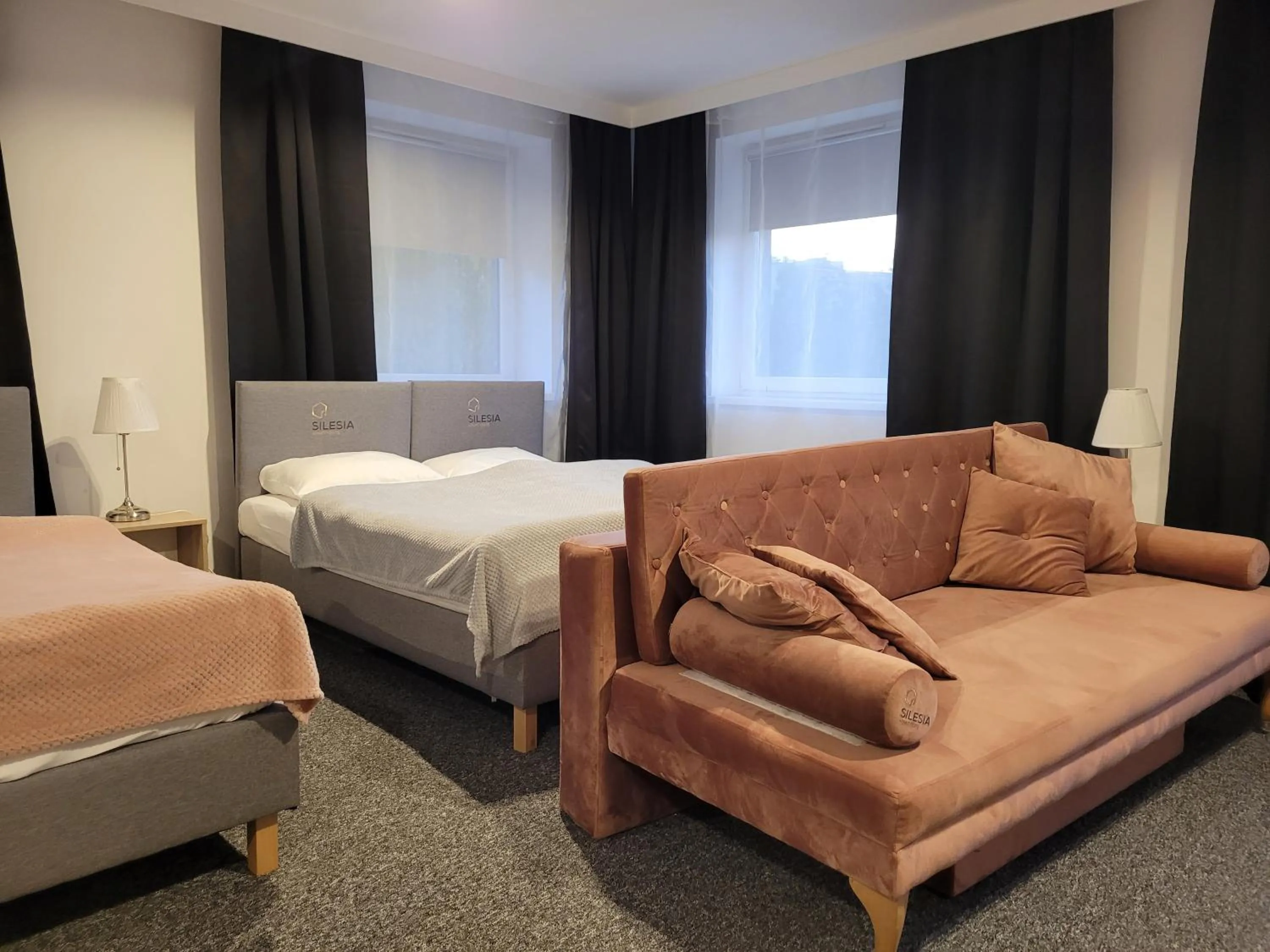 Bed in Silesia Apartments