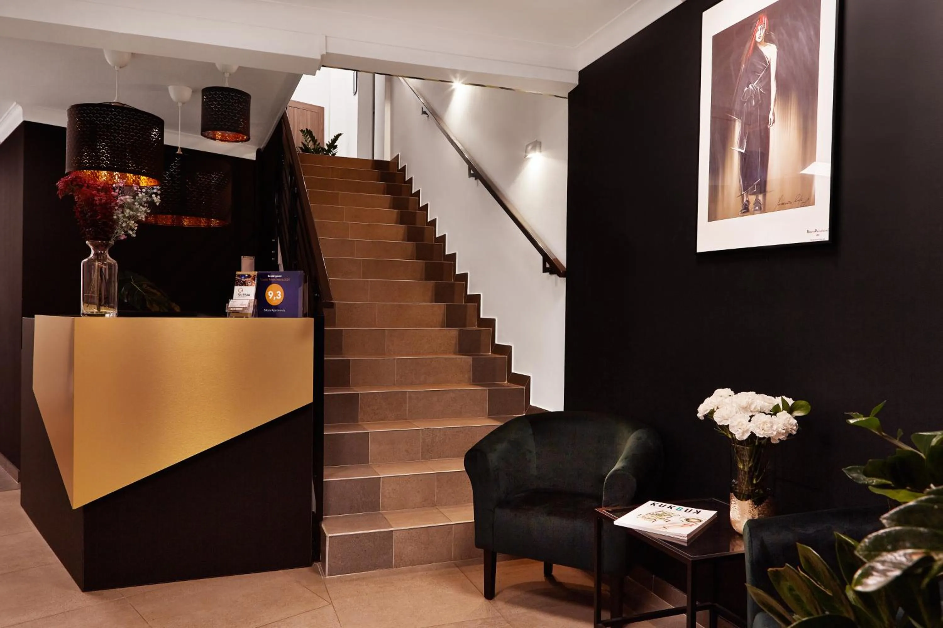 Lobby or reception in Silesia Apartments