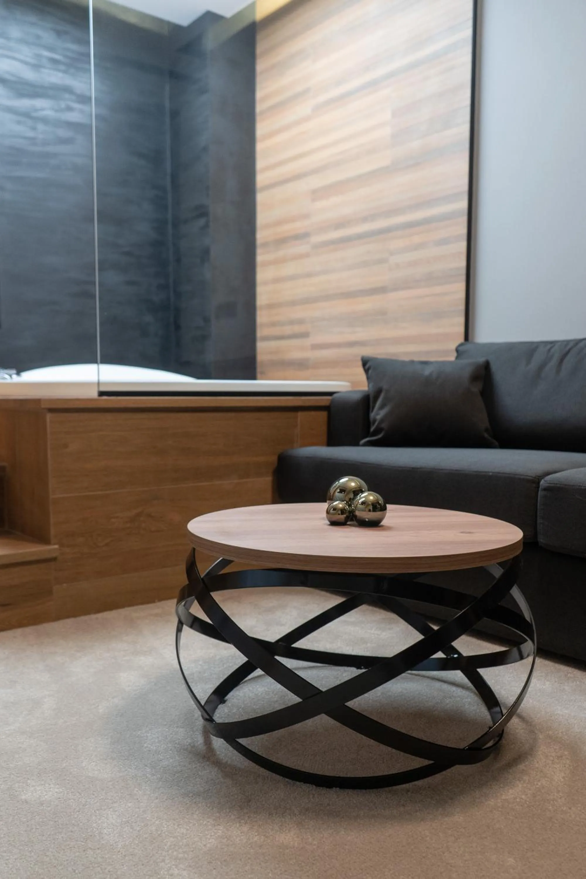 Living room in Black Pearl Luxury Suites