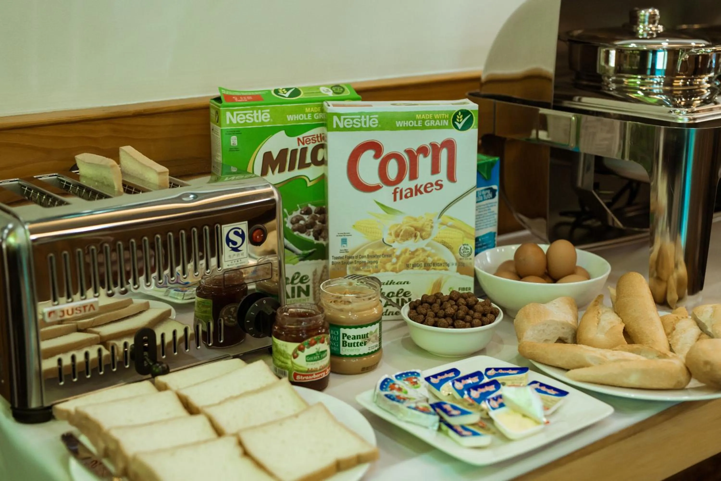 Breakfast in Tuyet Suong Villa Hotel