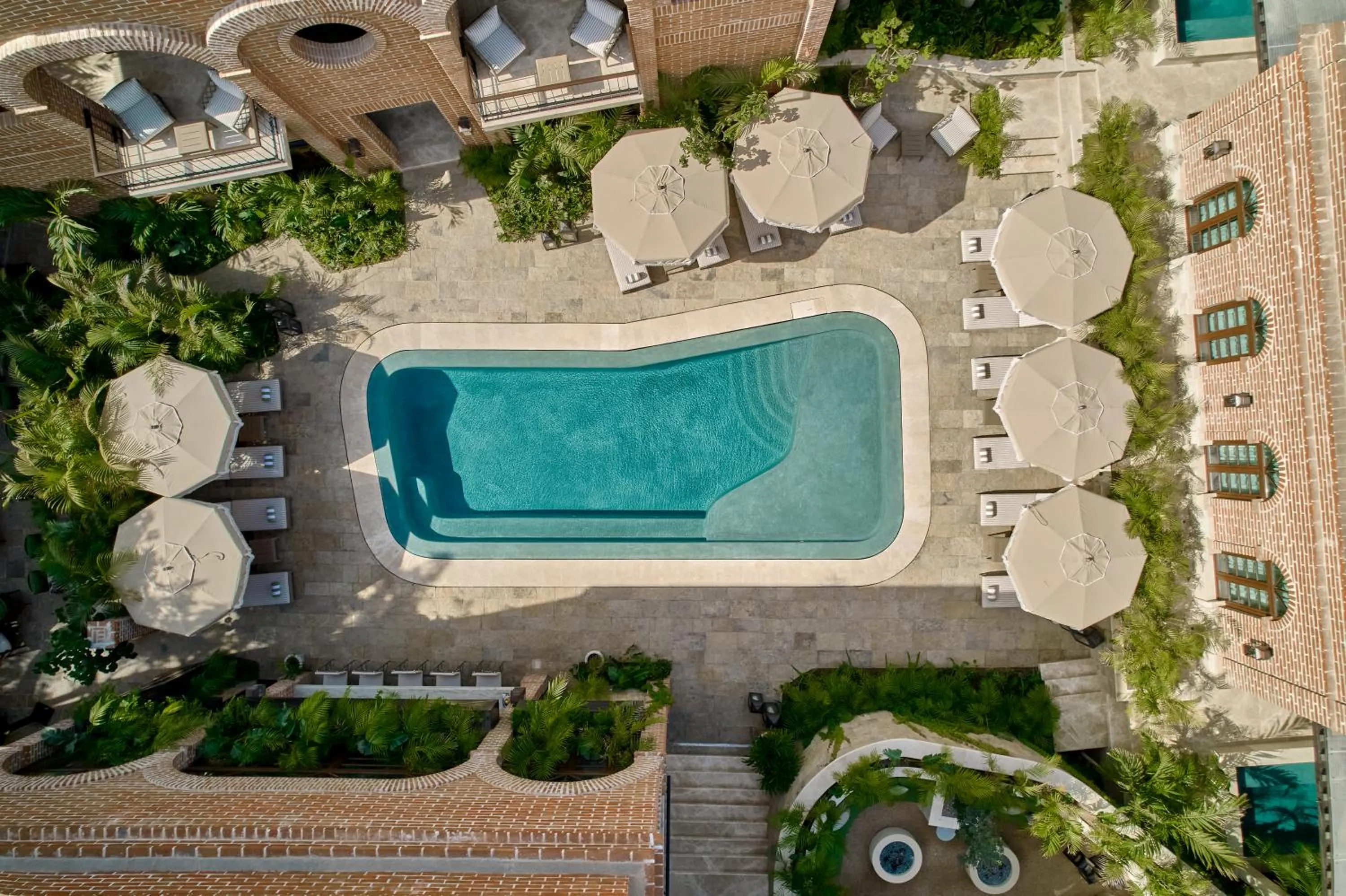 Swimming pool, Pool View in The Todos Santos Inn