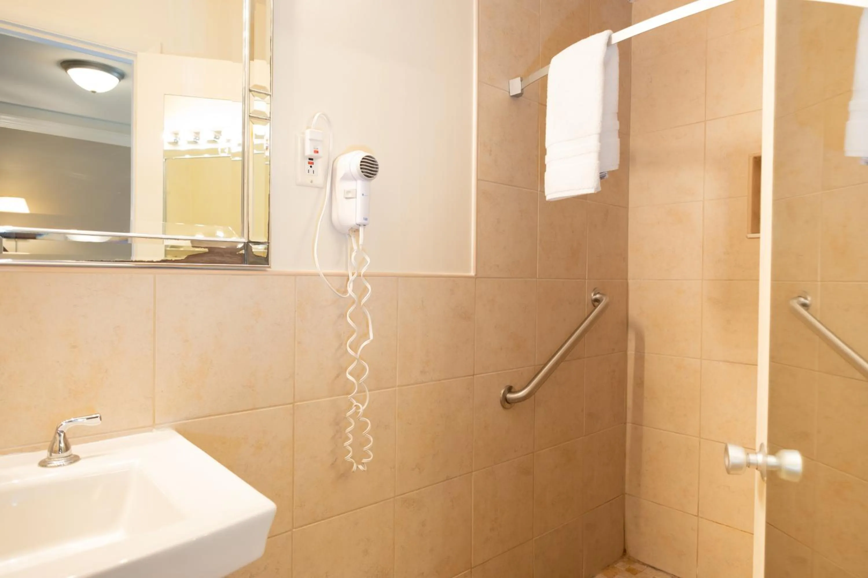 Shower in Senator Inn & Spa
