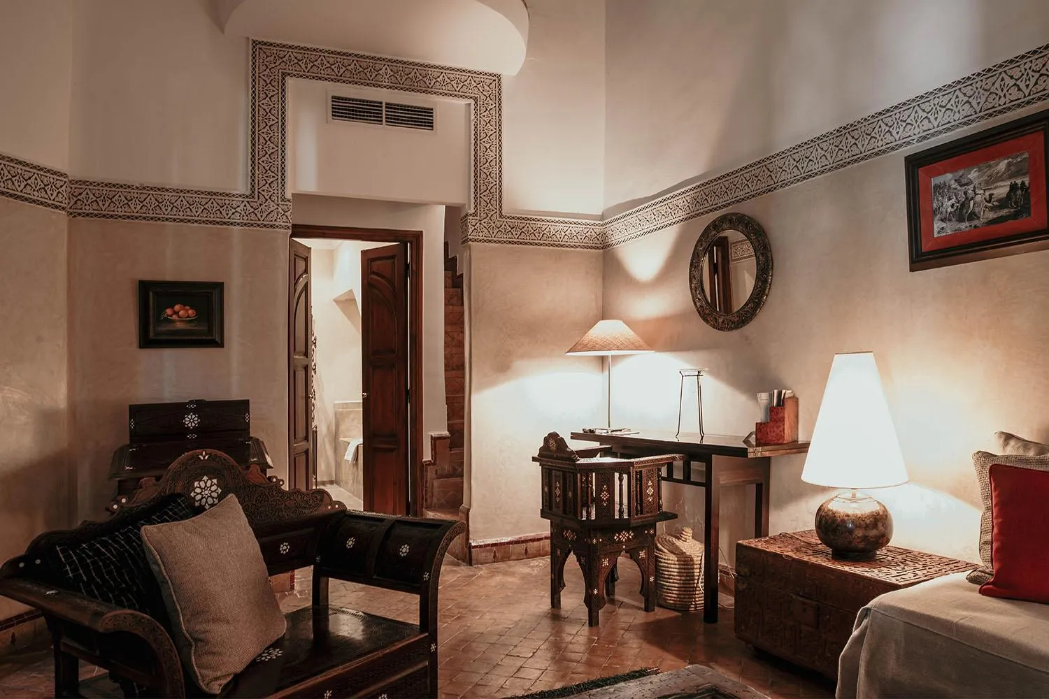 Bedroom in La Villa des Orangers - Relais & Châteaux