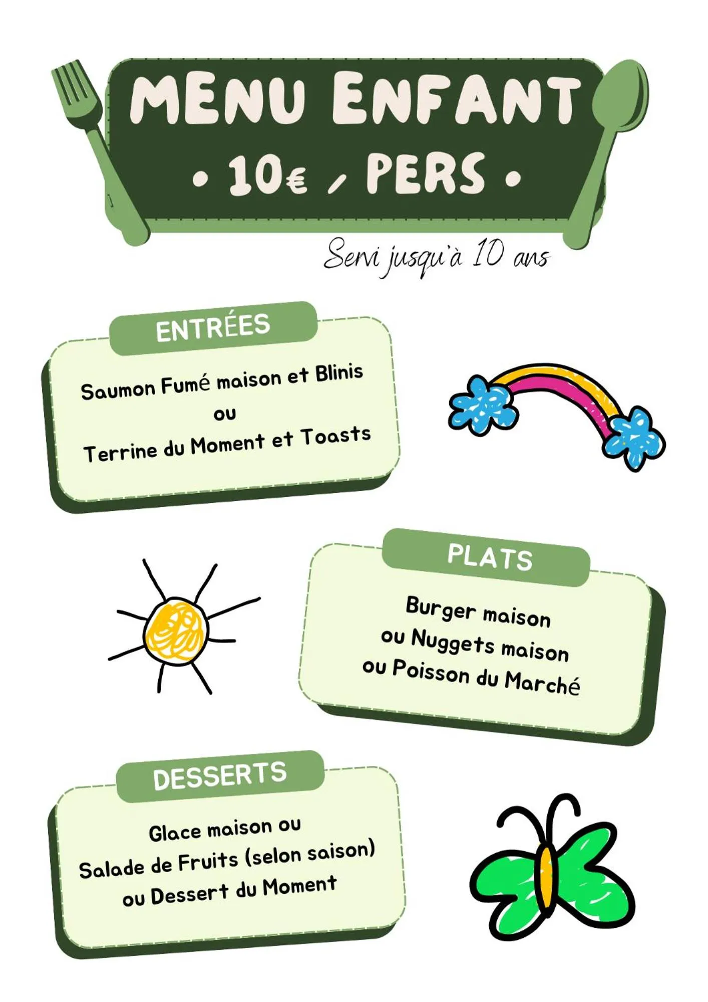 Food and drinks in La Croix Verte - Le Relais des Moulins