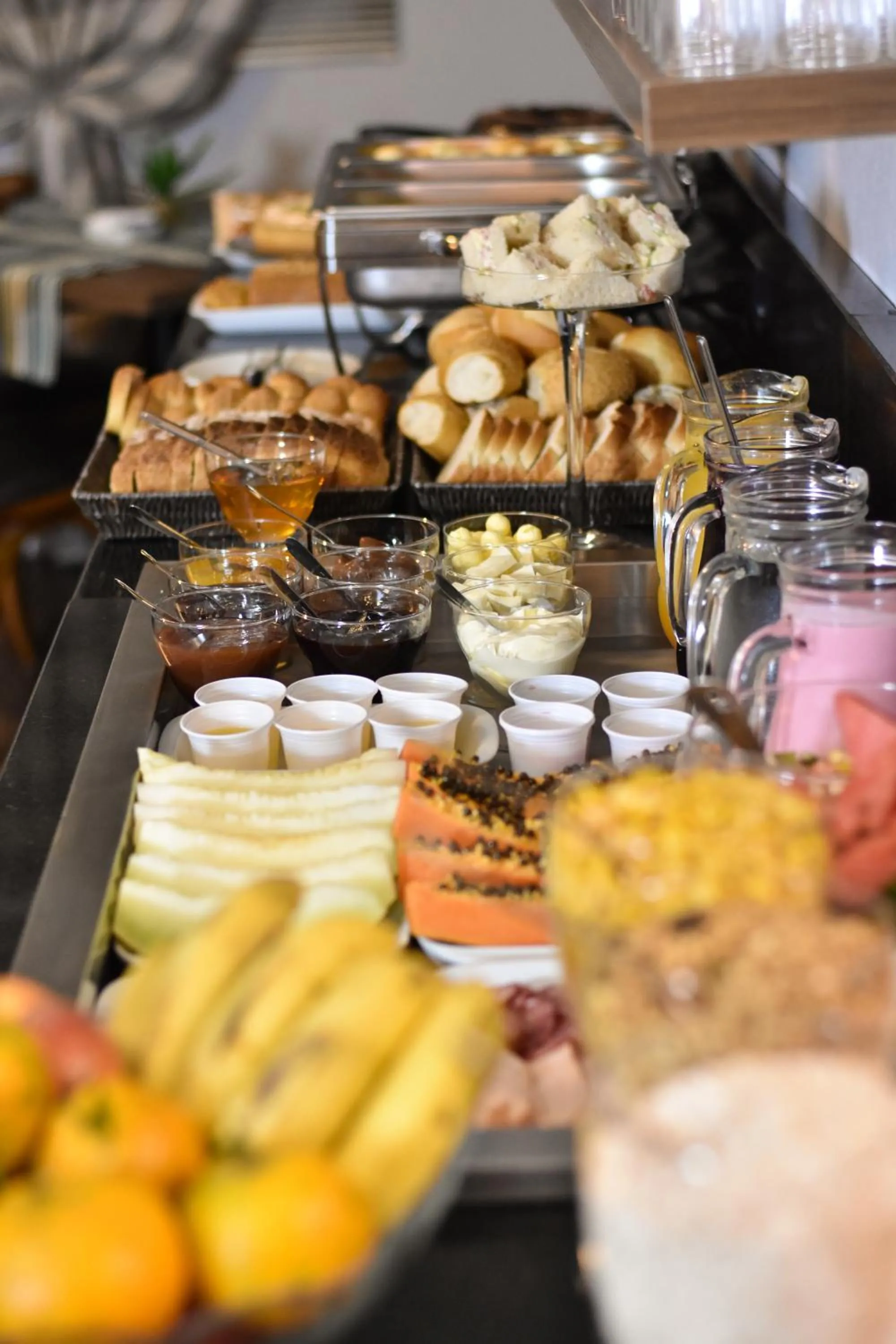 Continental breakfast in Pousada Solar Viena