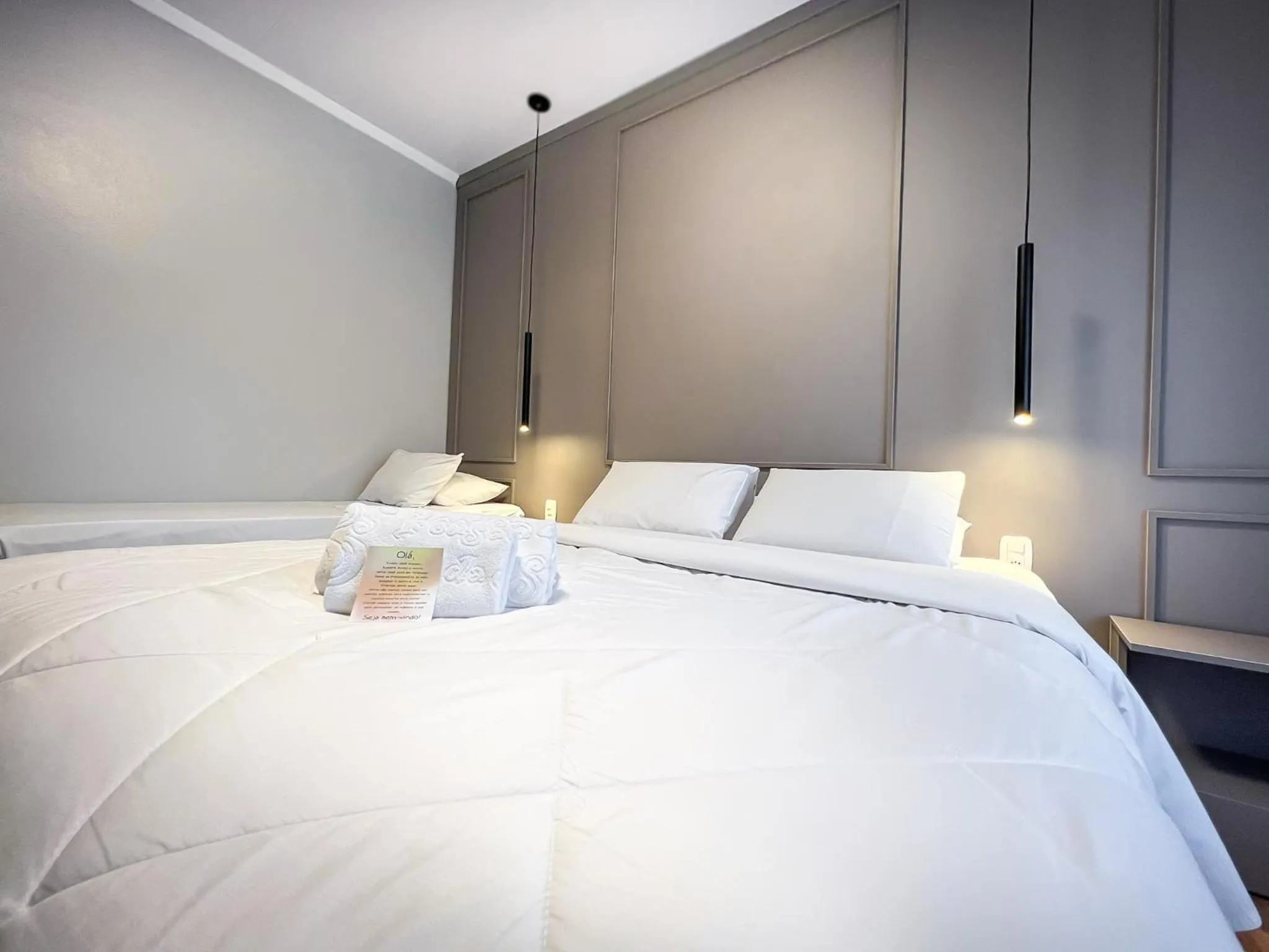 Bed in Pousada Solar Viena