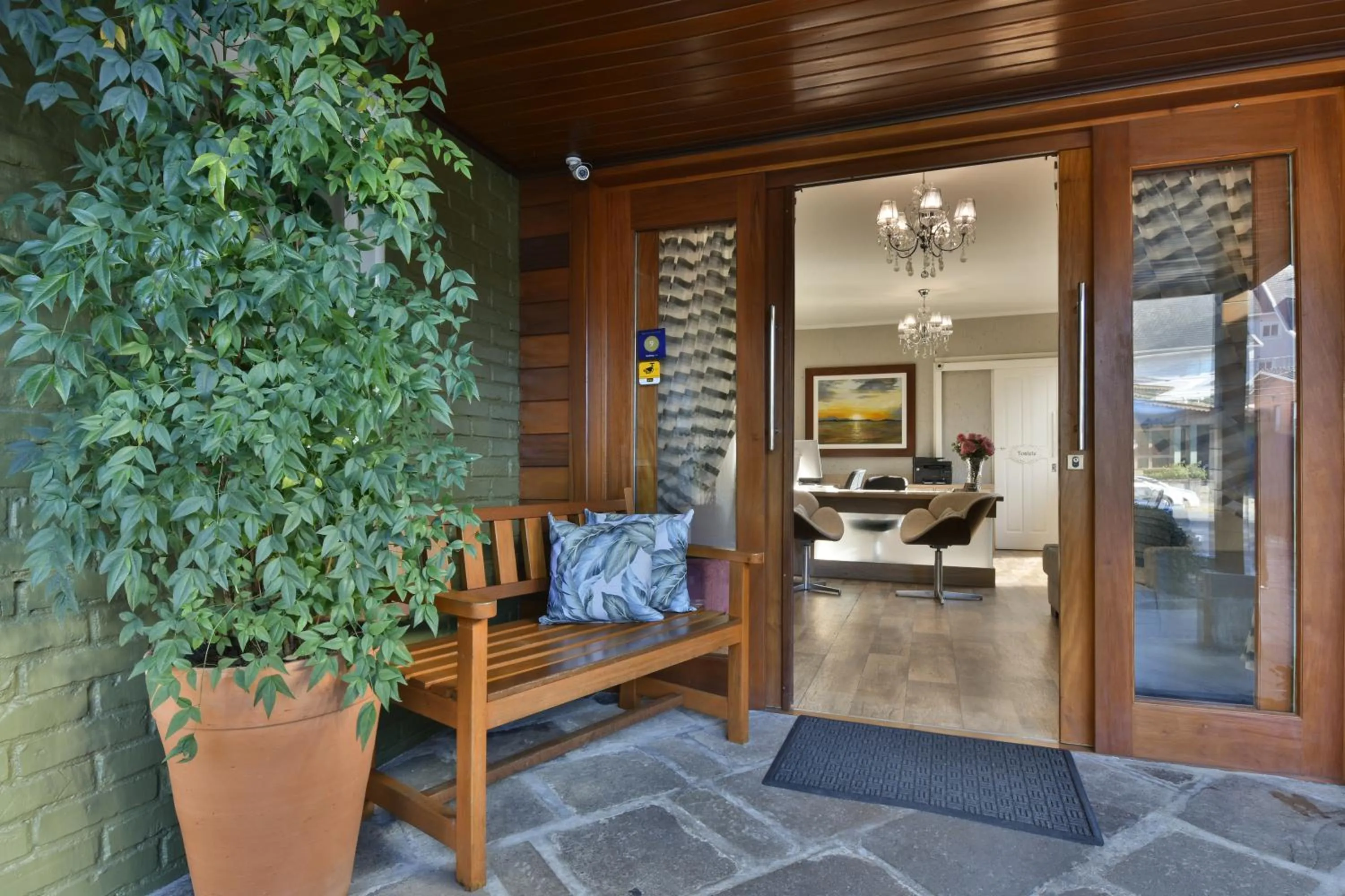 Facade/entrance in Pousada Solar Viena