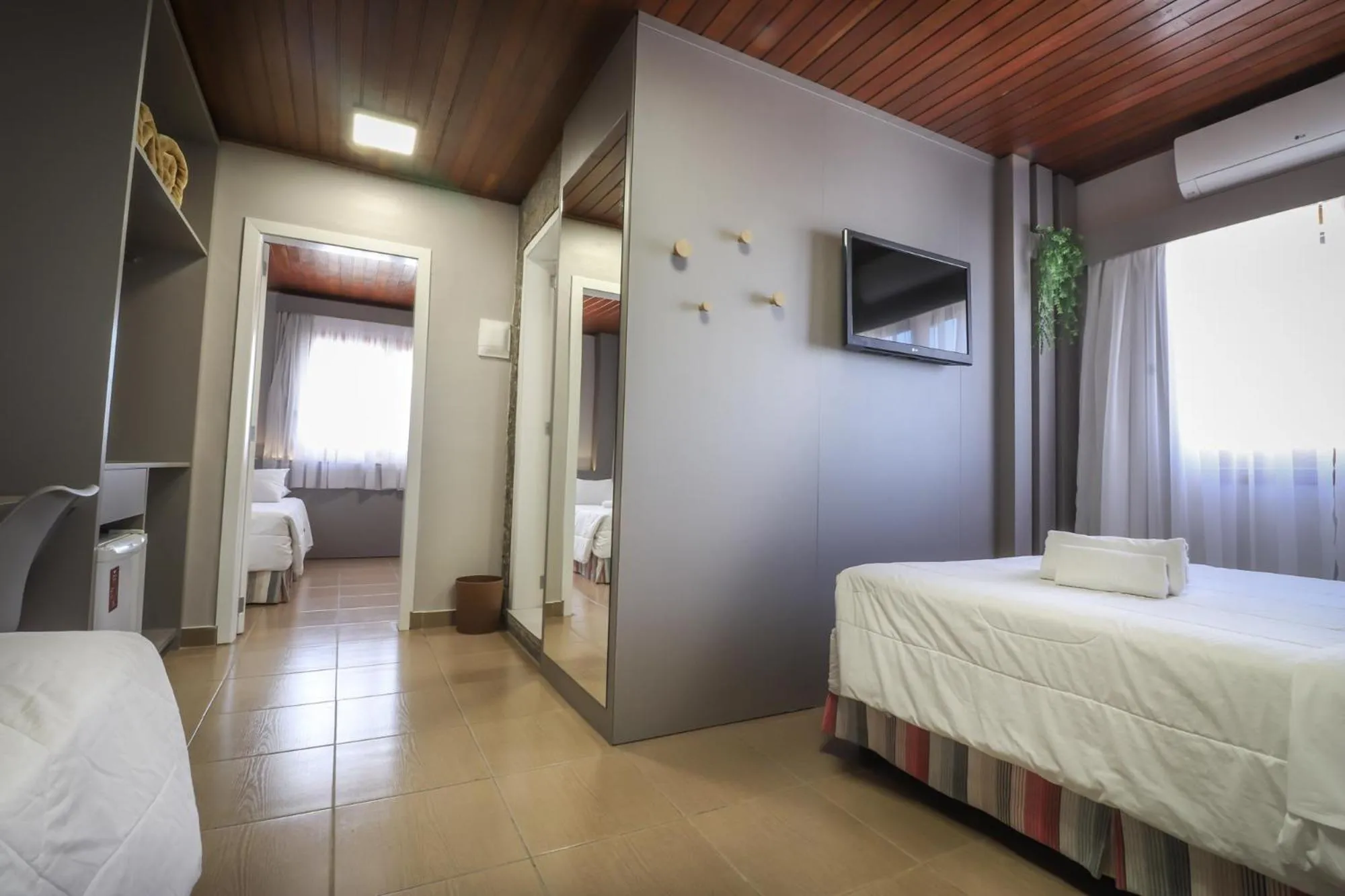 Area and facilities, Bed in Pousada Solar Viena