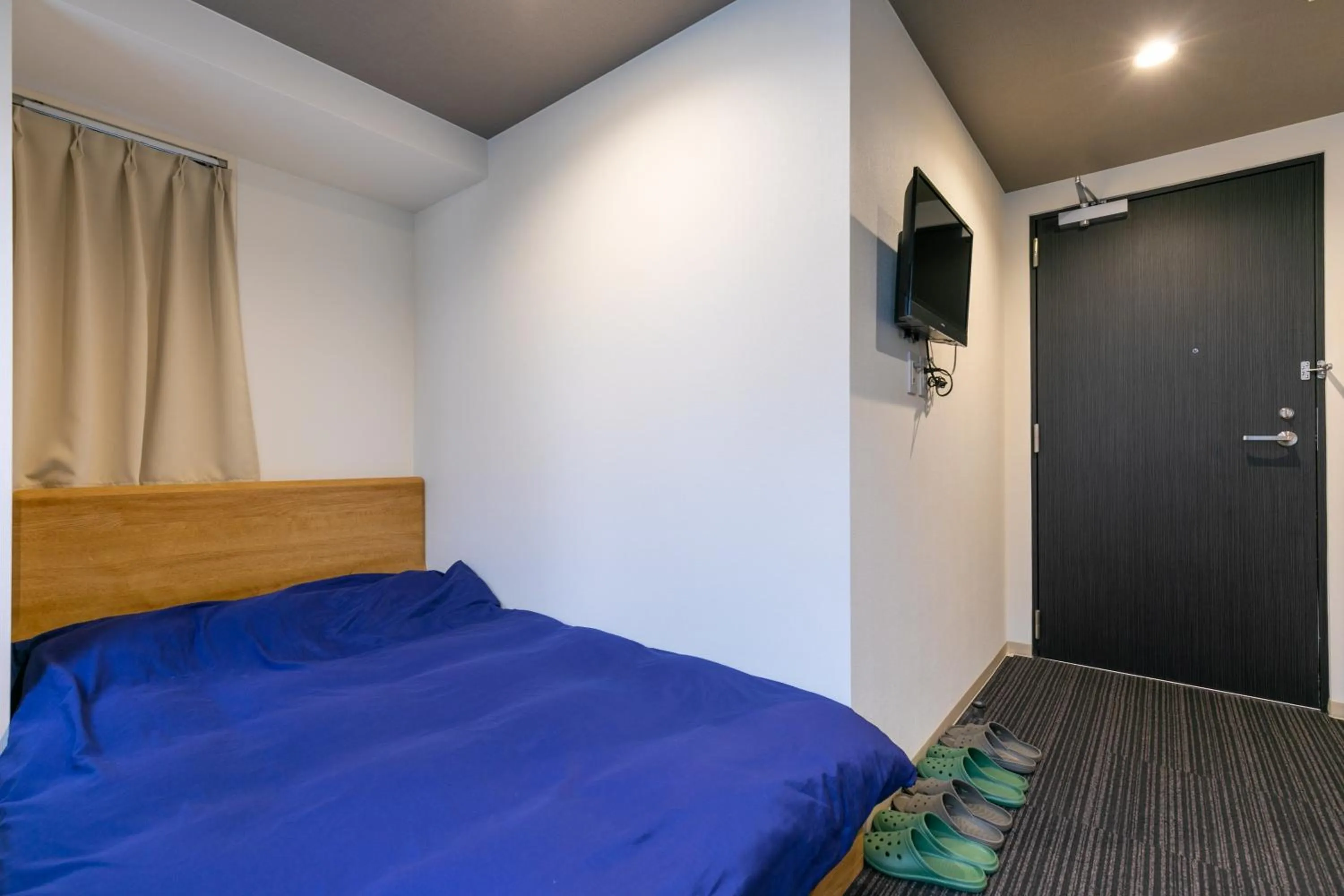 Bed in Hotel Cocoro Inn Asakusa Kuramae