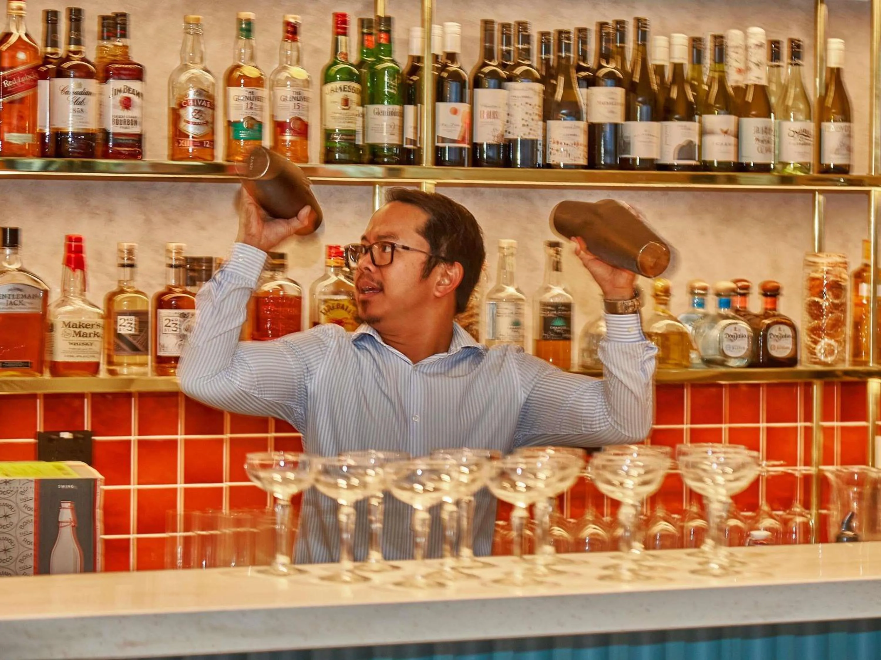 Lounge or bar in ibis Perth