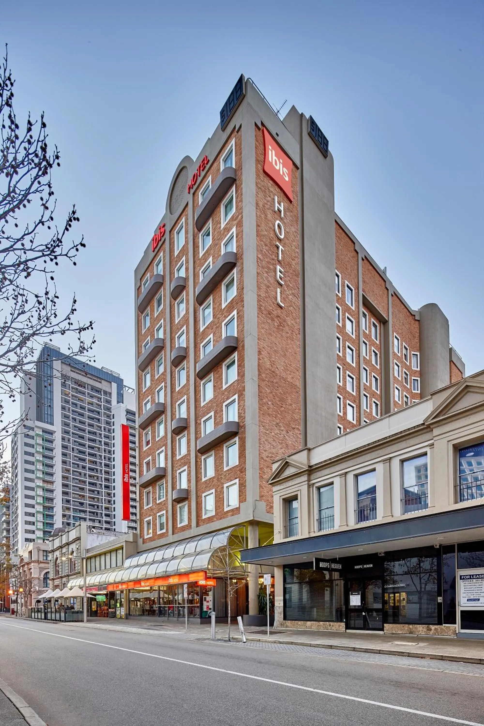 Street view in ibis Perth